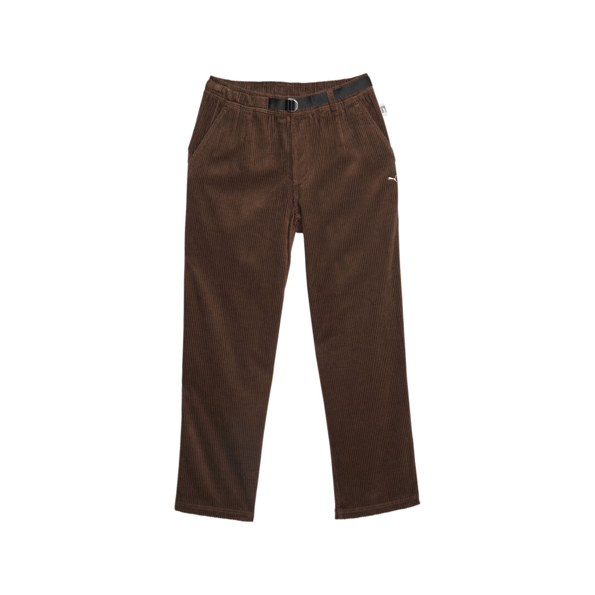 Men's PUMA MMQ Corduroy Pants In Brown, Size Small