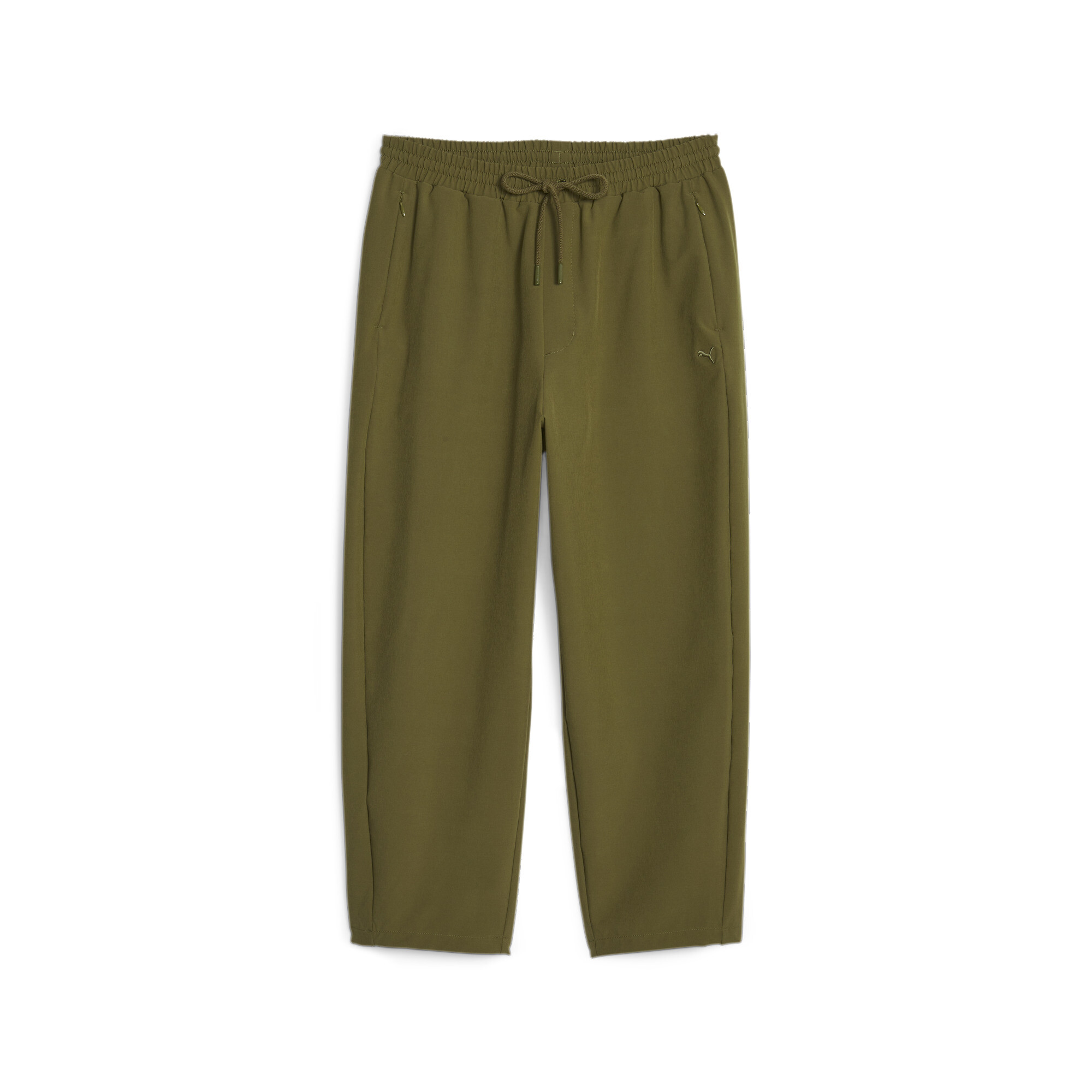 Women's PUMA YONA Pants In Green, Size Medium, Polyester