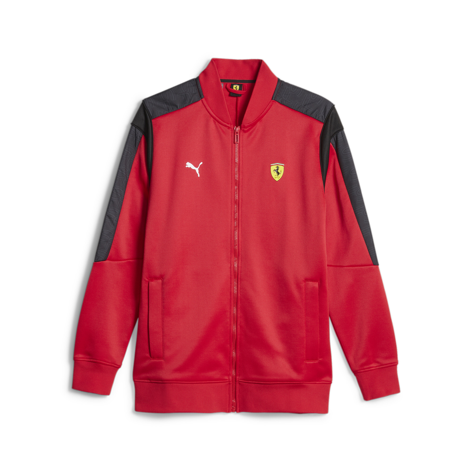Men's PUMA Scuderia Ferrari Race MT7 Track Jacket In Red, Size Medium