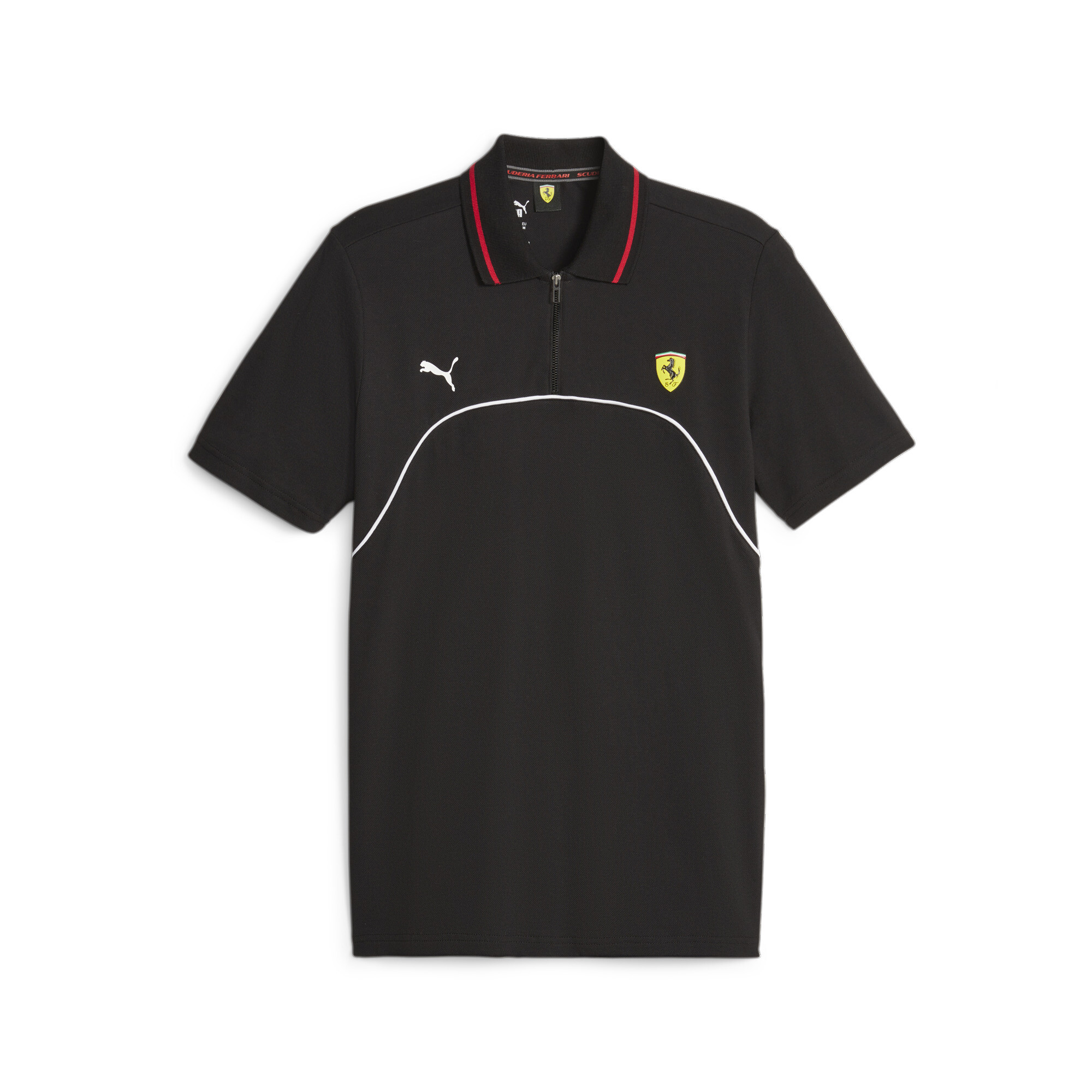Men's PUMA Scuderia Ferrari Polo In Black, Size 2XL