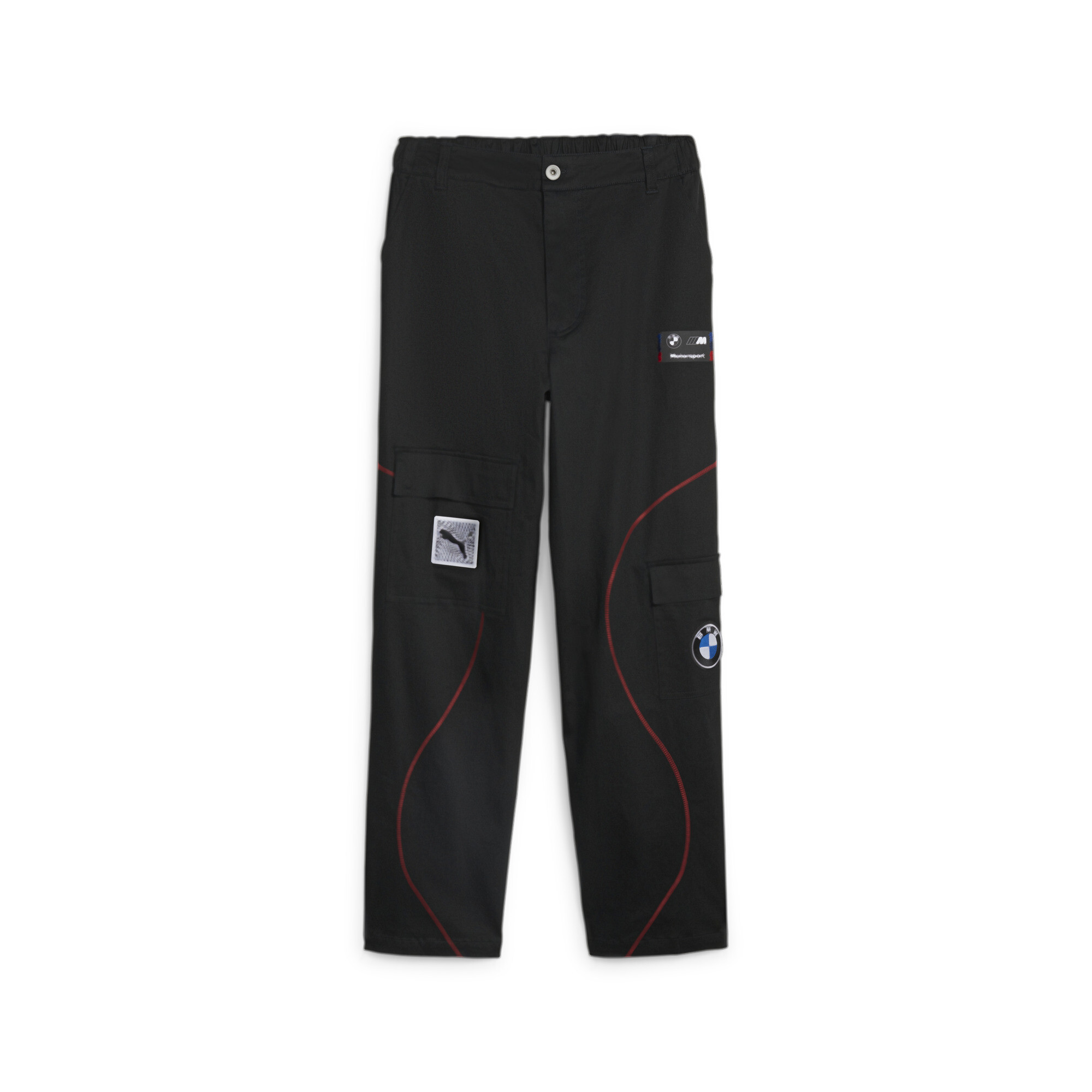 Men's PUMA BMW M Motorsport Garage Crew Pants In Black, Size Medium