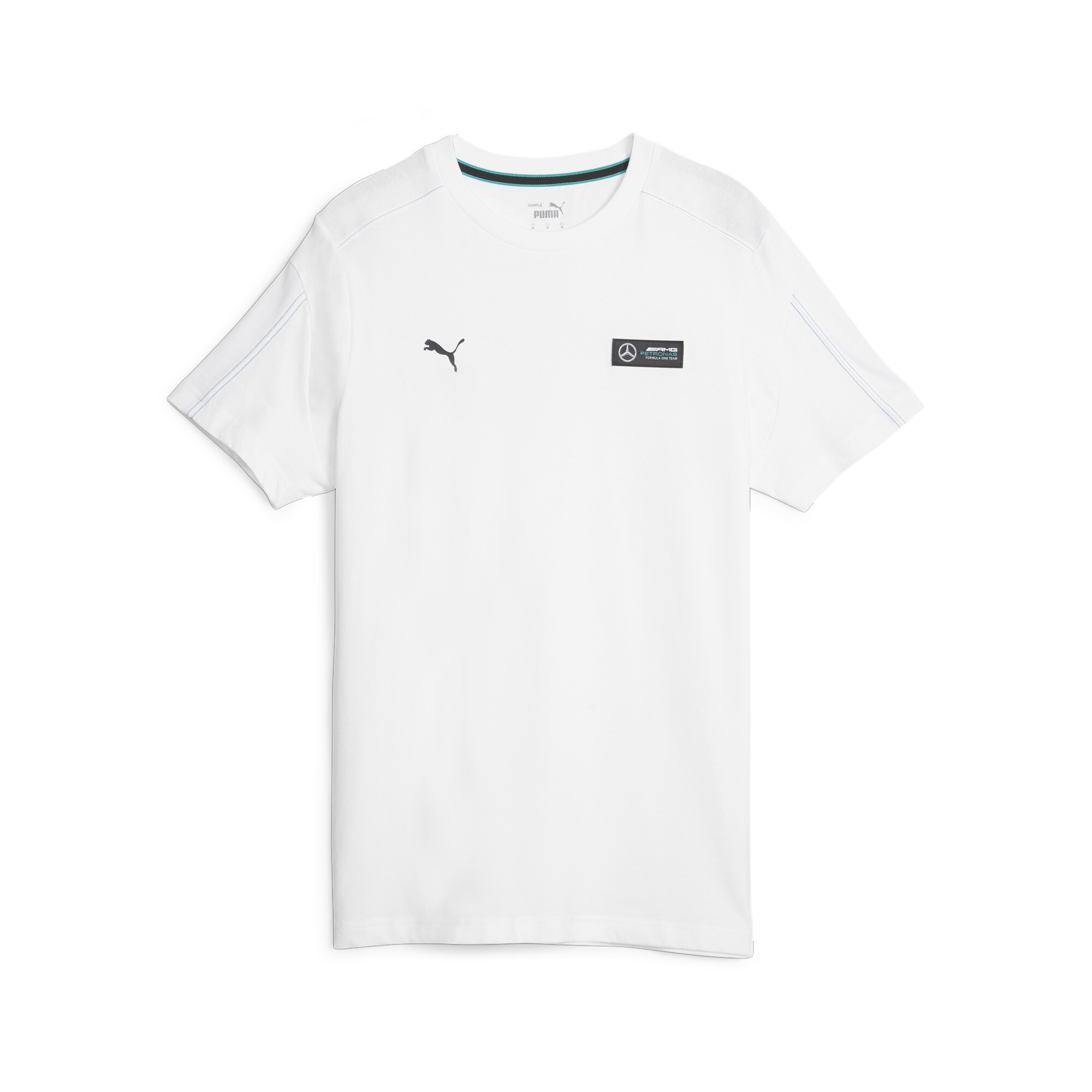 Men's PUMA Mercedes-AMG PETRONAS MT7 T-Shirt In White, Size Small