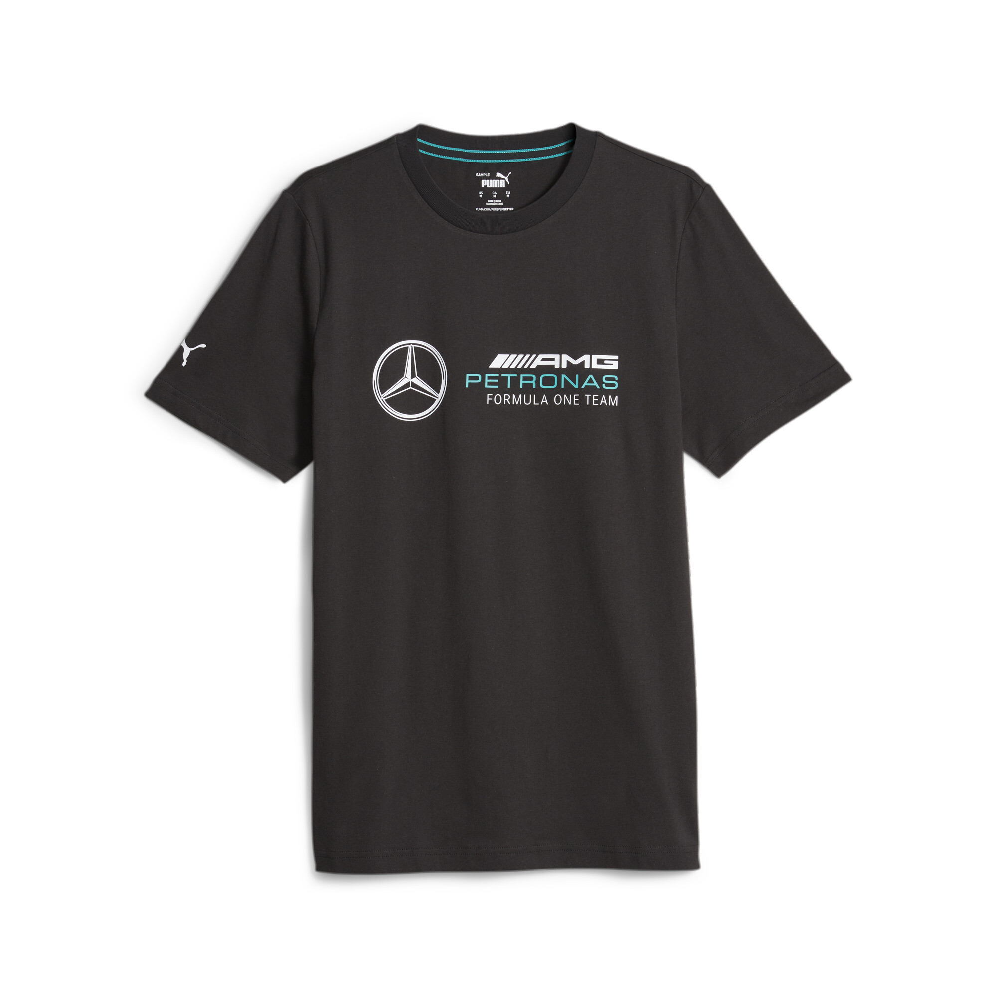 Men's PUMA Mercedes-AMG PETRONAS Motorsport T-Shirt In Black, Size 2XL