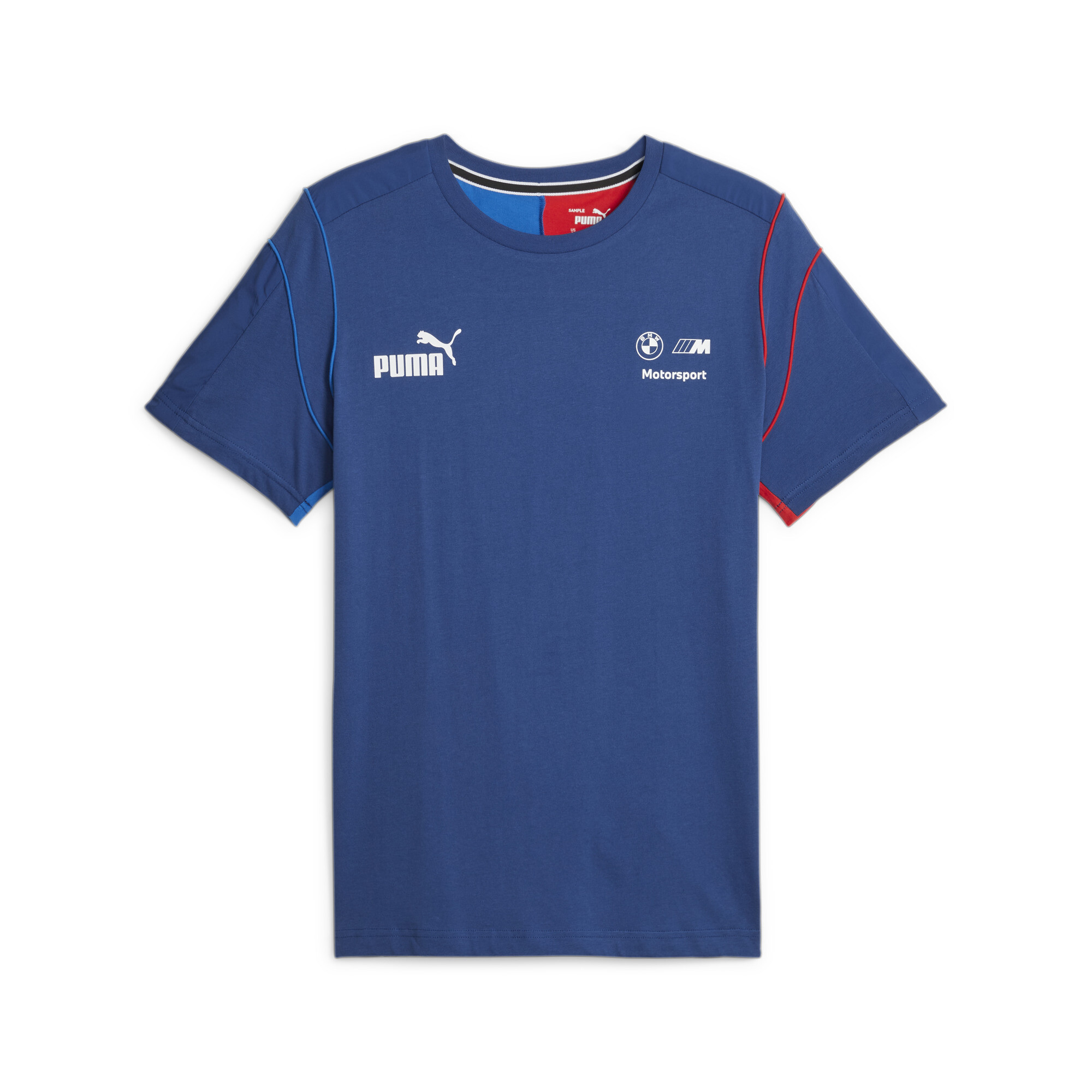 Men's PUMA BMW M Motorsport MT7 T-Shirt In Blue, Size 2XL