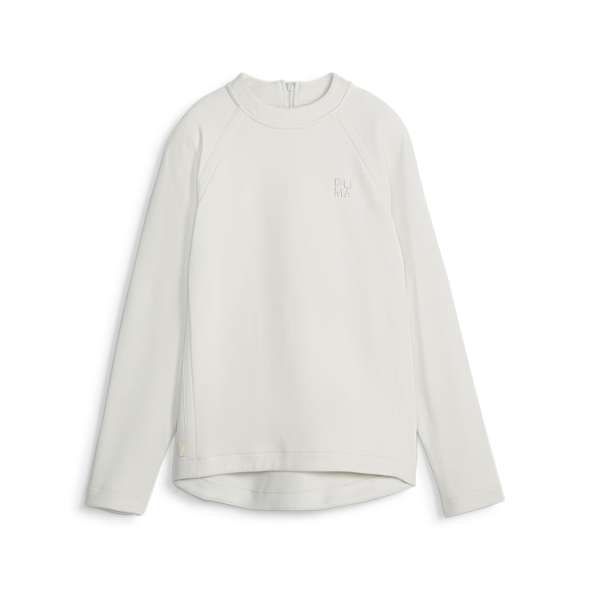 Women's PUMA INFUSE Sweatshirt In Gray, Size Small