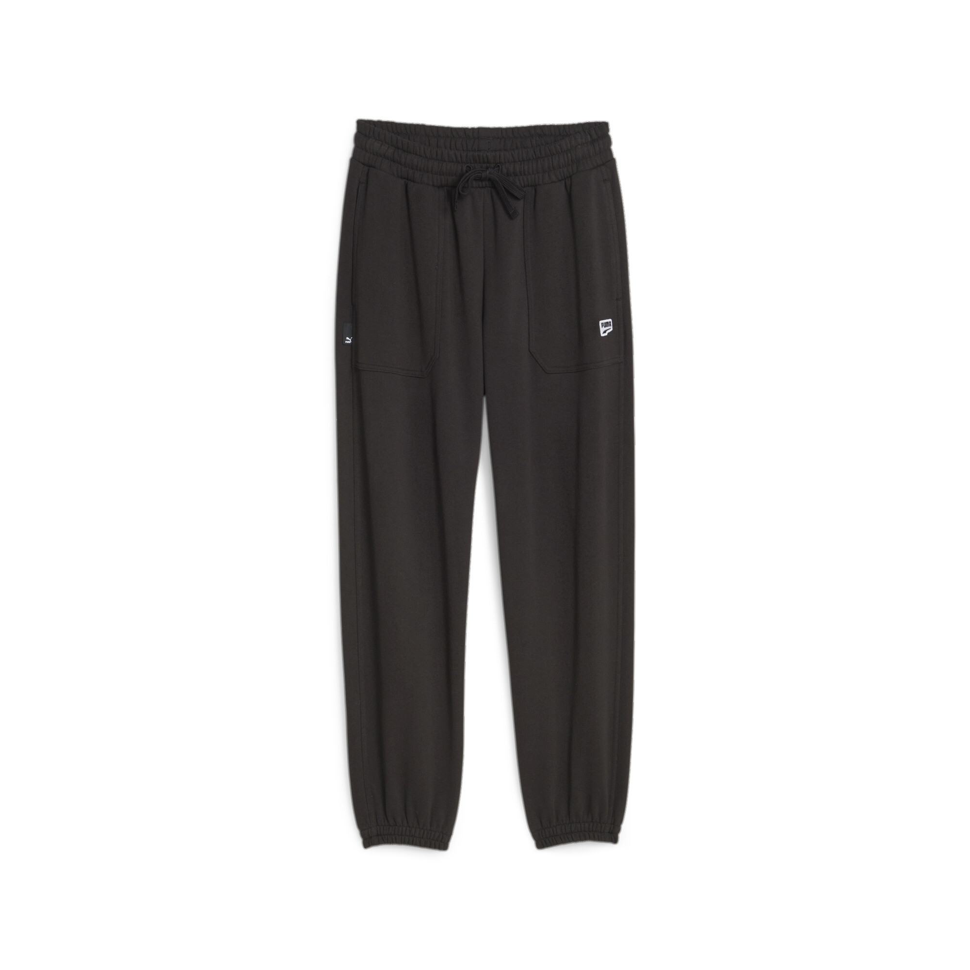 Women's PUMA DOWNTOWN Sweatpants In Black, Size XL