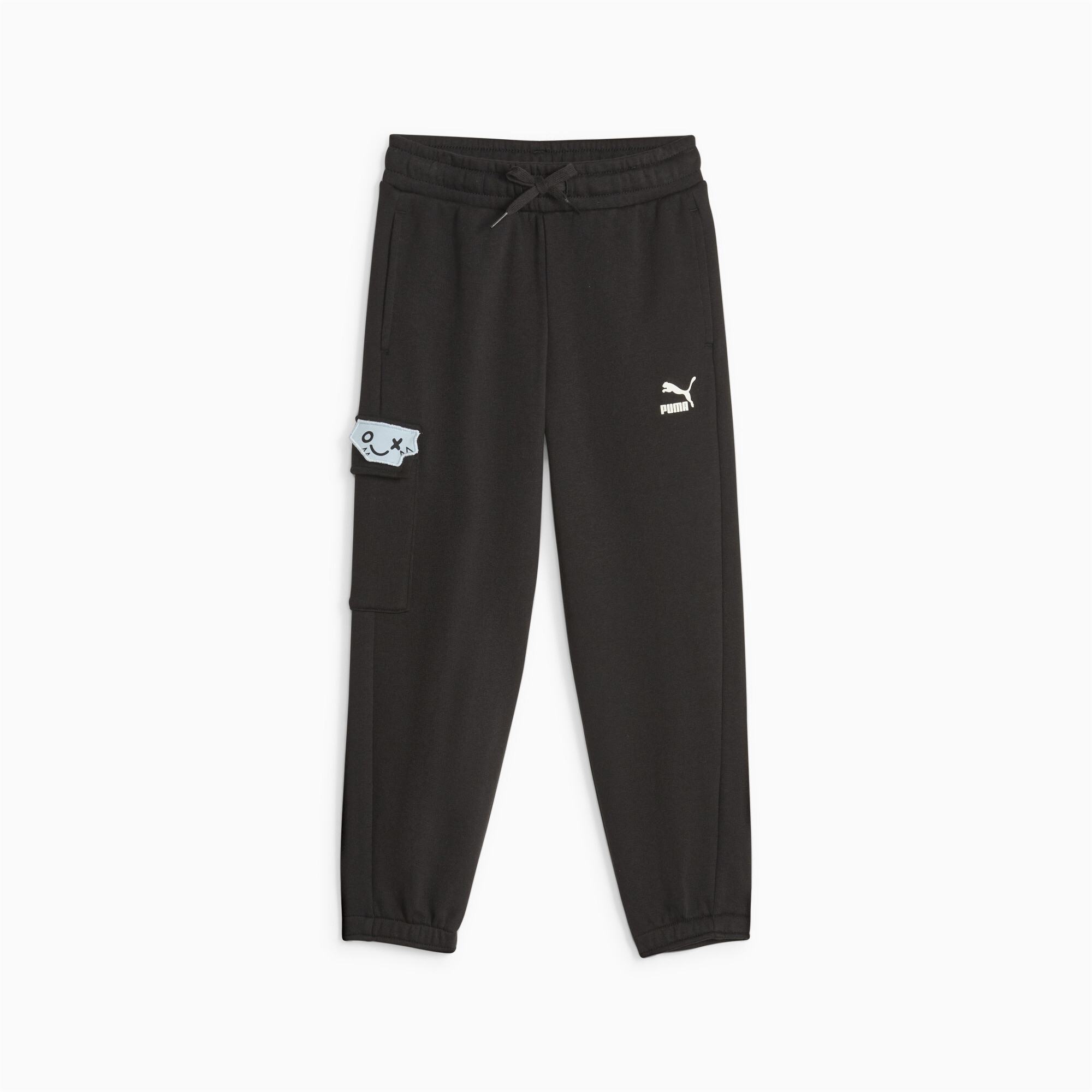 PUMA Classics Mix Match Sweatpants In Black, Size 4-5 Youth, Cotton