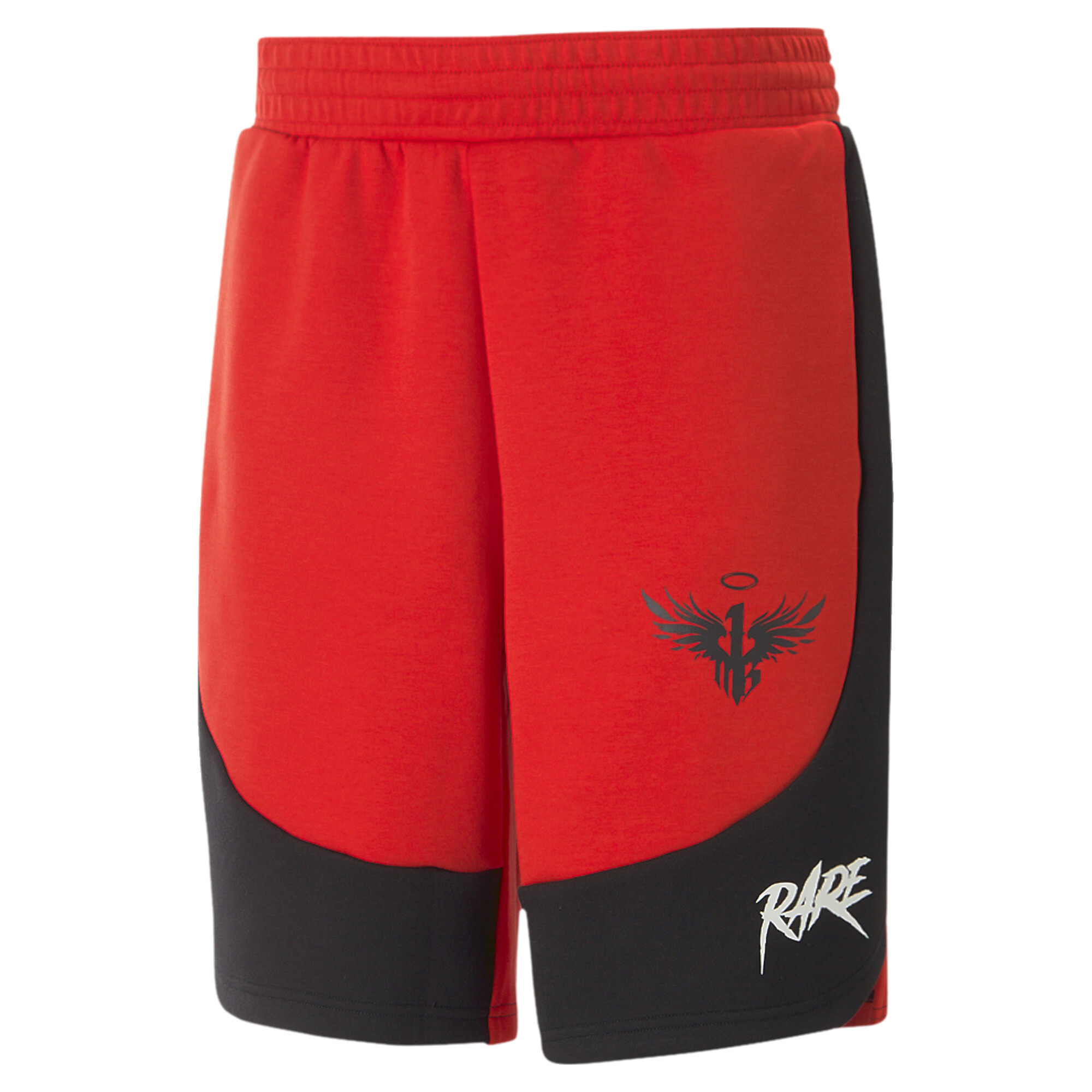 Men's PUMA X MELO Dime Shorts In Red, Size XS