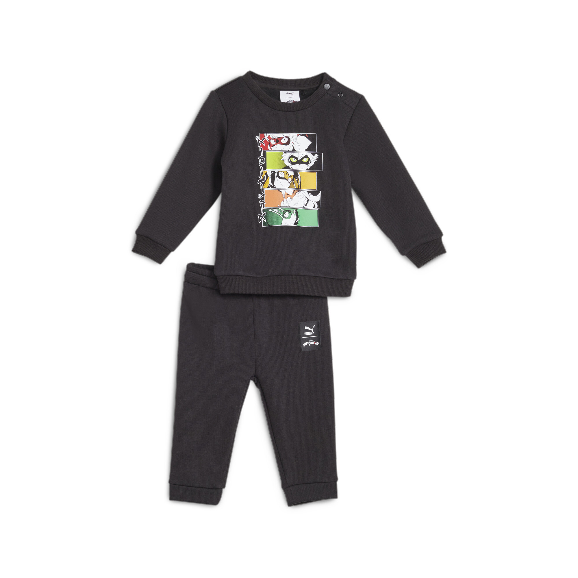 Kids' PUMA X MIRACULOUS Toddlers' Jogger In Black, Size 4-6 Months