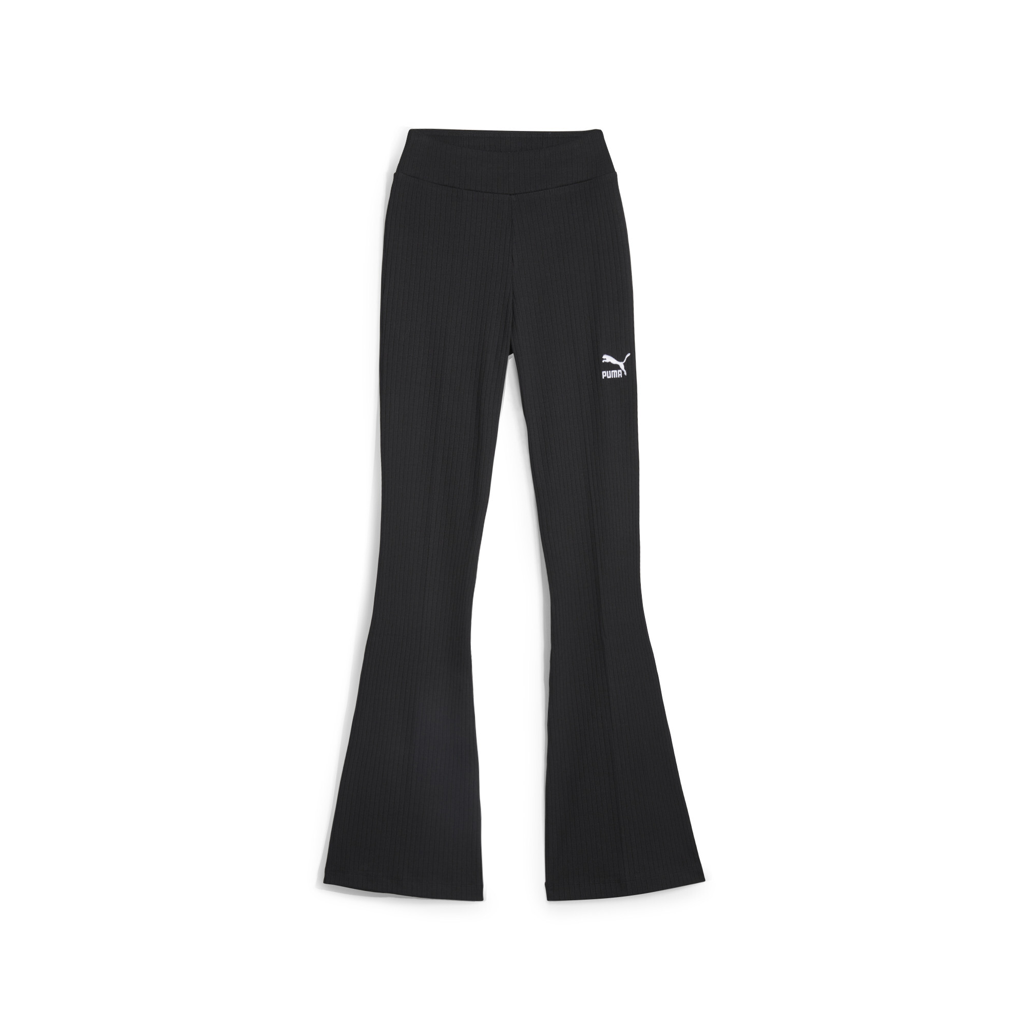 Women's PUMA Classics Flared Leggings In Black, Size Medium