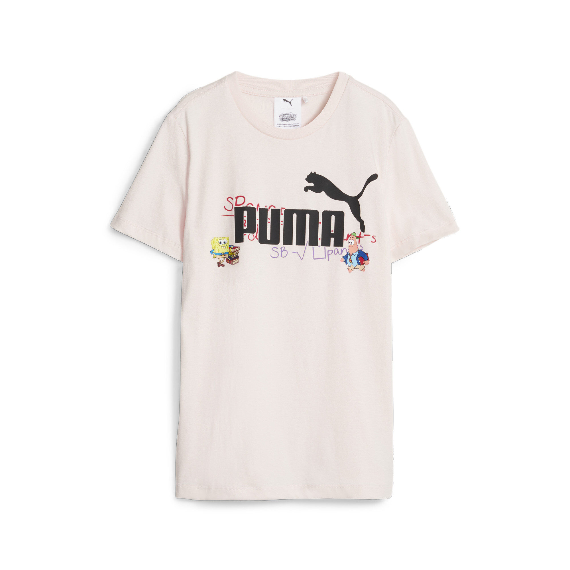 PUMA X SPONGEBOB SQUAREPANTS T-Shirt In Pink, Size 11-12 Youth
