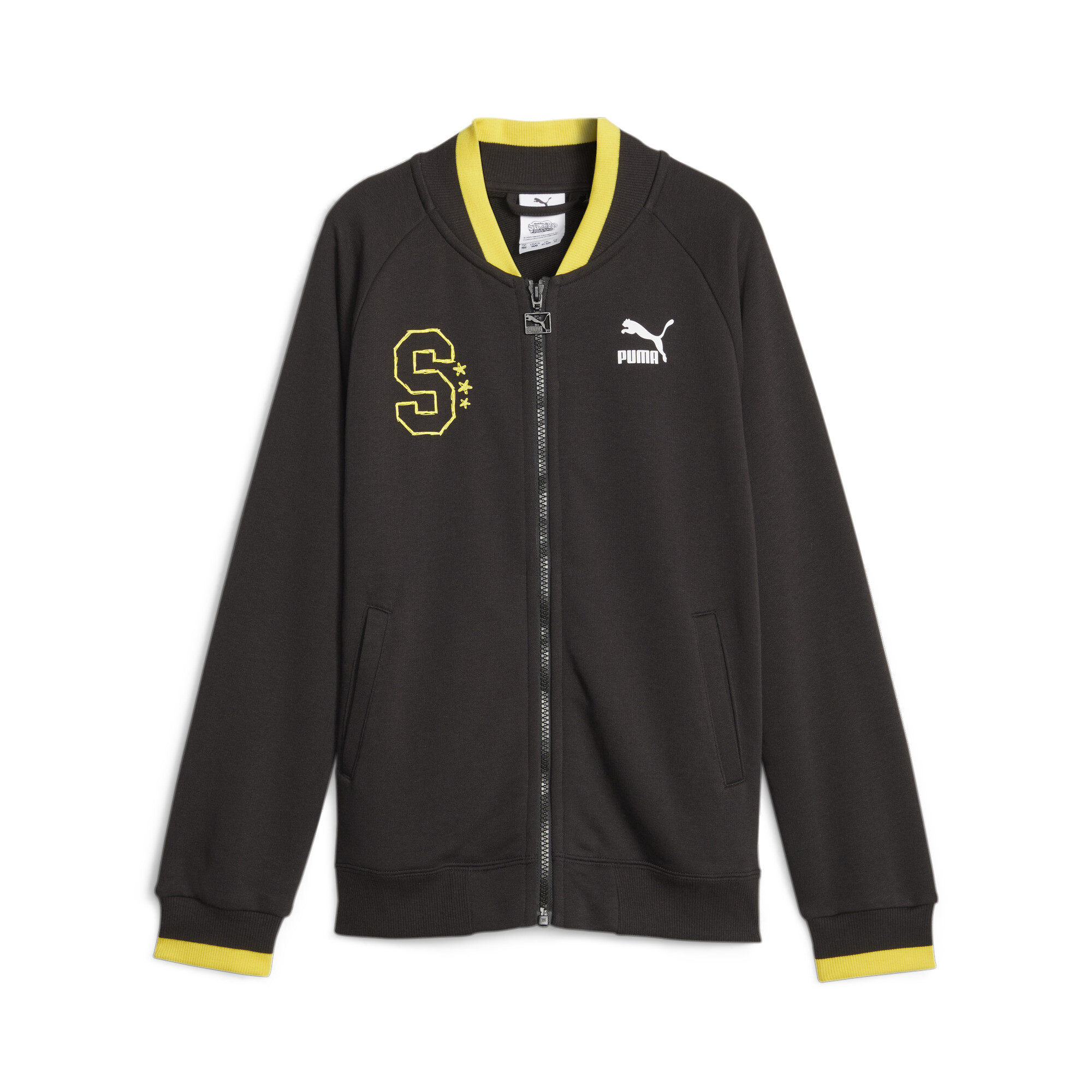 PUMA X SPONGEBOB SQUAREPANTS Jacket In Black, Size 15-16 Youth