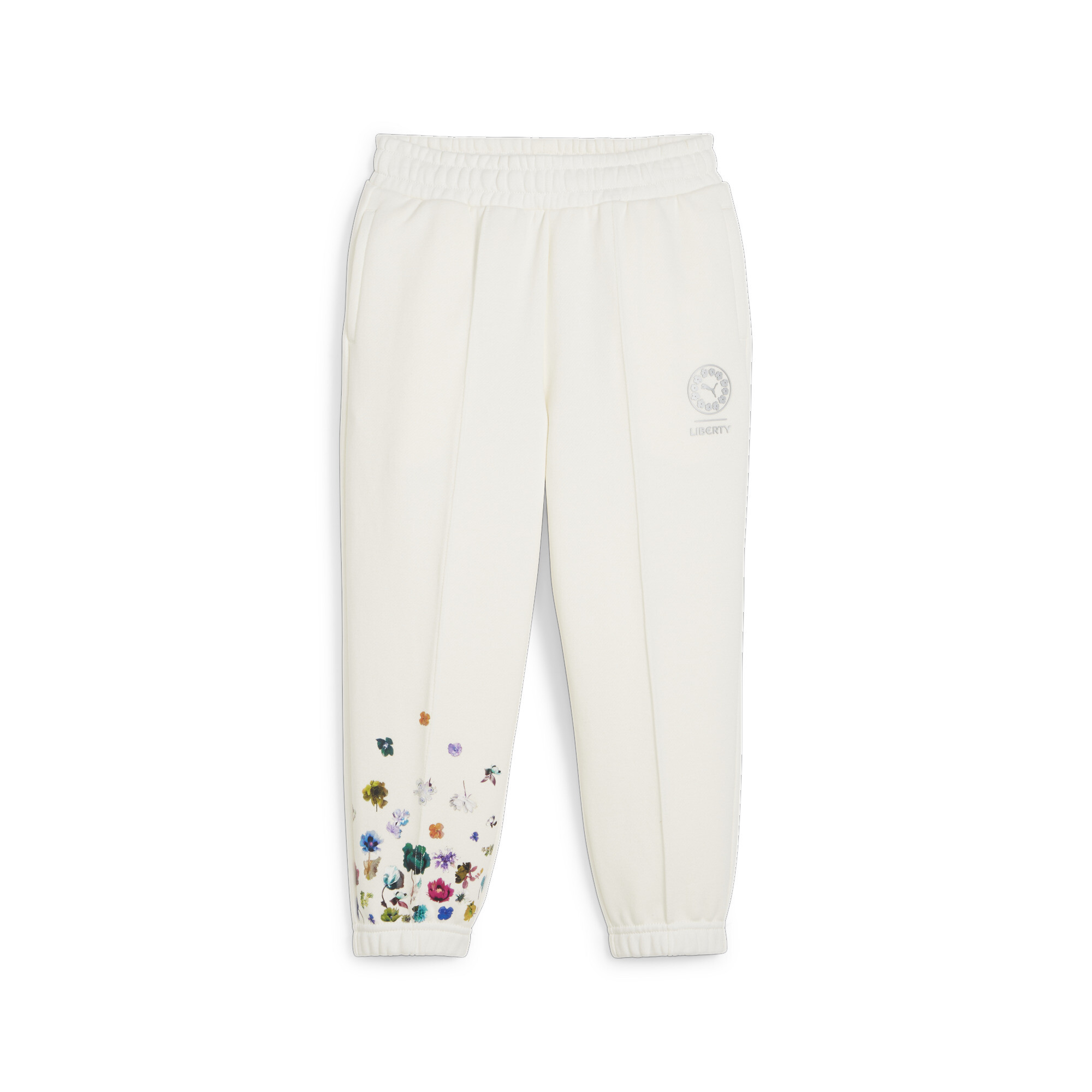 PUMA X LIBERTY Sweatpants In White, Size 7-8 Youth