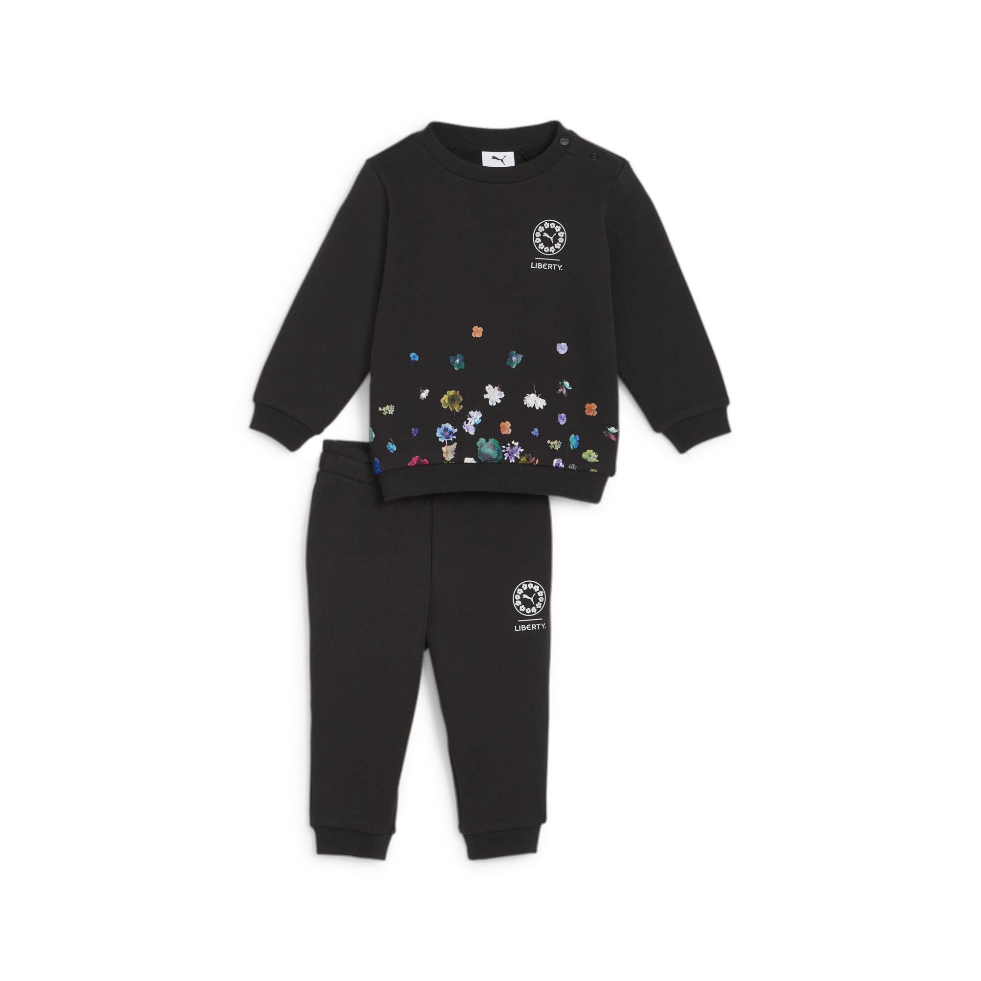 PUMA X LIBERTY Toddlers' Jogger Set In Black, Size 1-2 Youth
