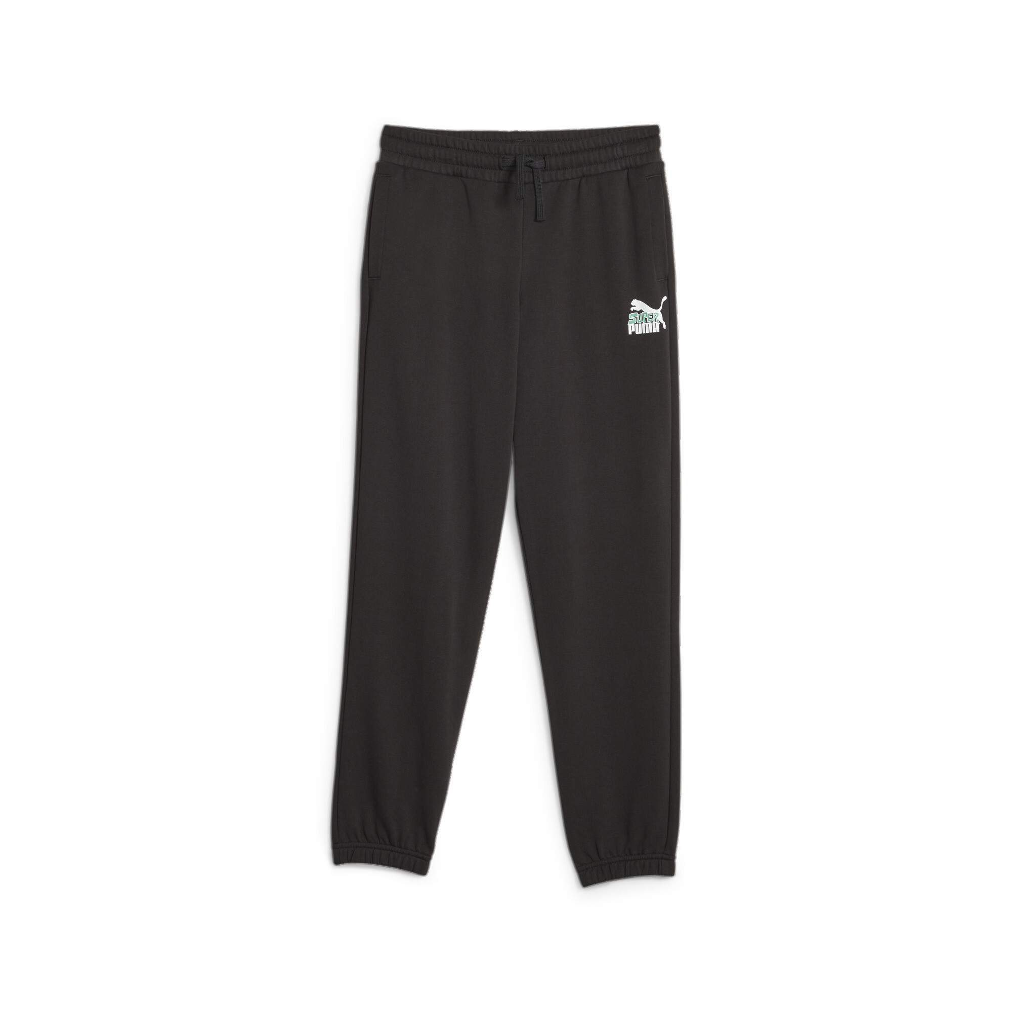 Classics SUPER PUMA Sweatpants In Black, Size 7-8 Youth