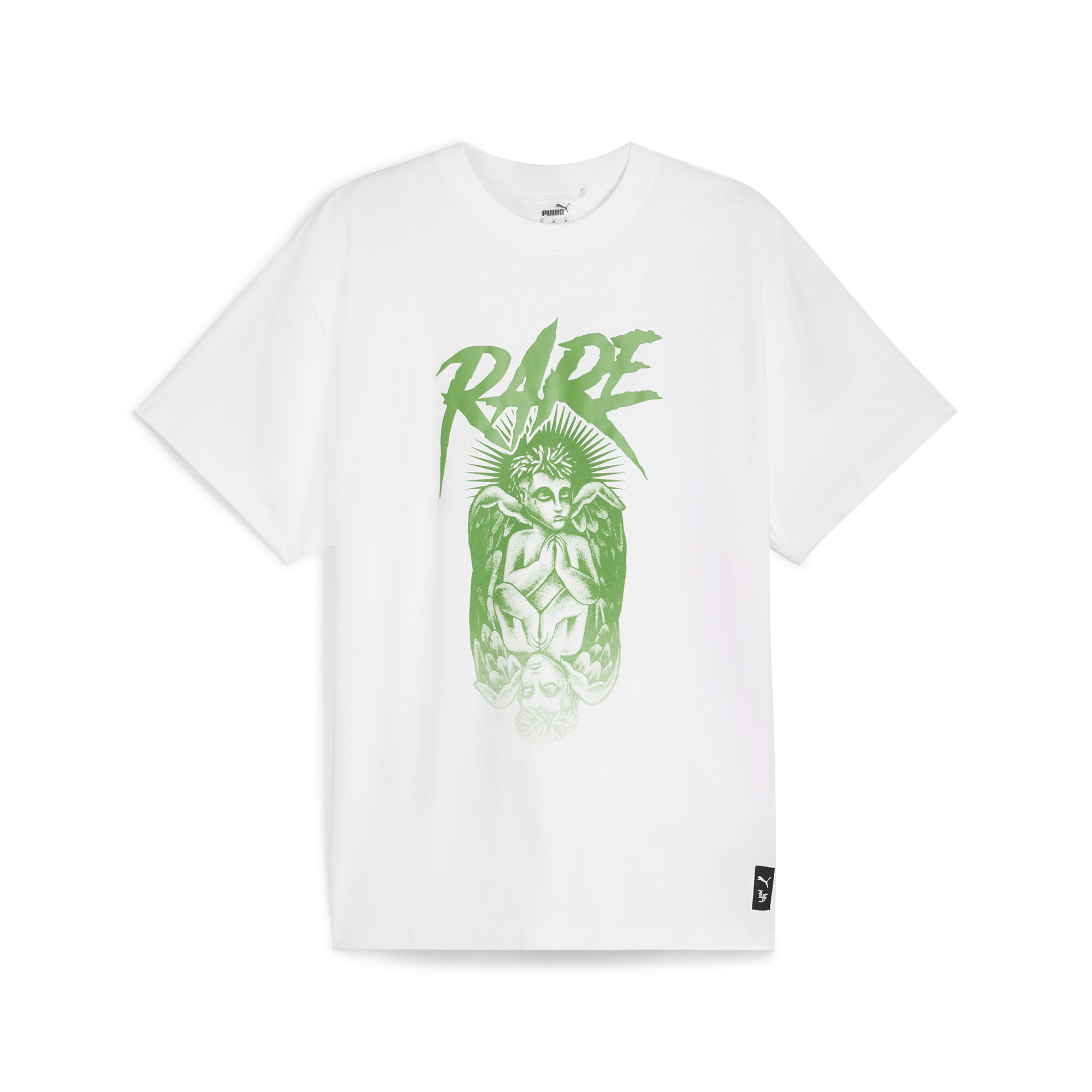 Men's PUMA HOOPS X LAFRANCÉ T-Shirt In White, Size XL