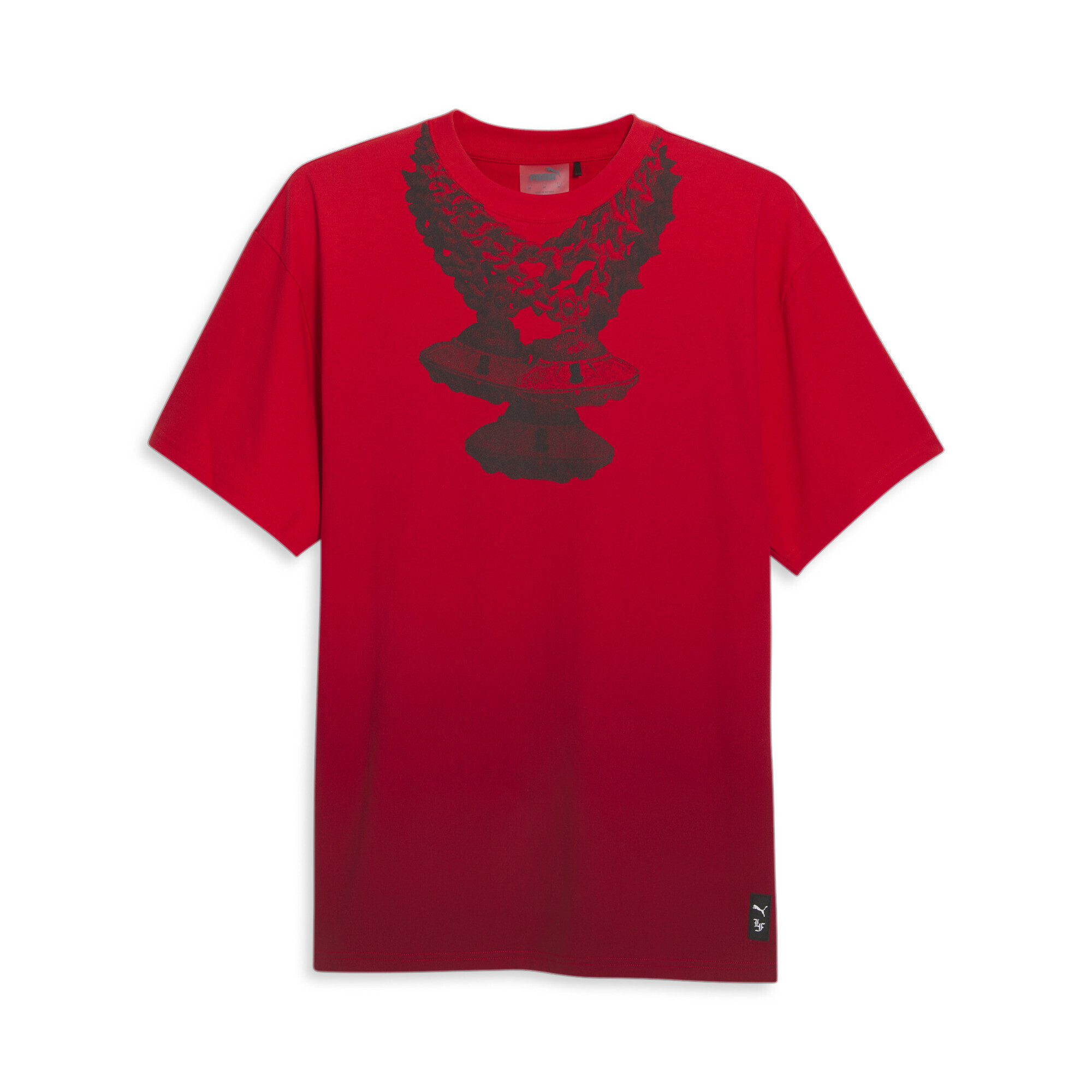 Men's PUMA X LAFRANCÃ T-Shirt In Red, Size 2XL