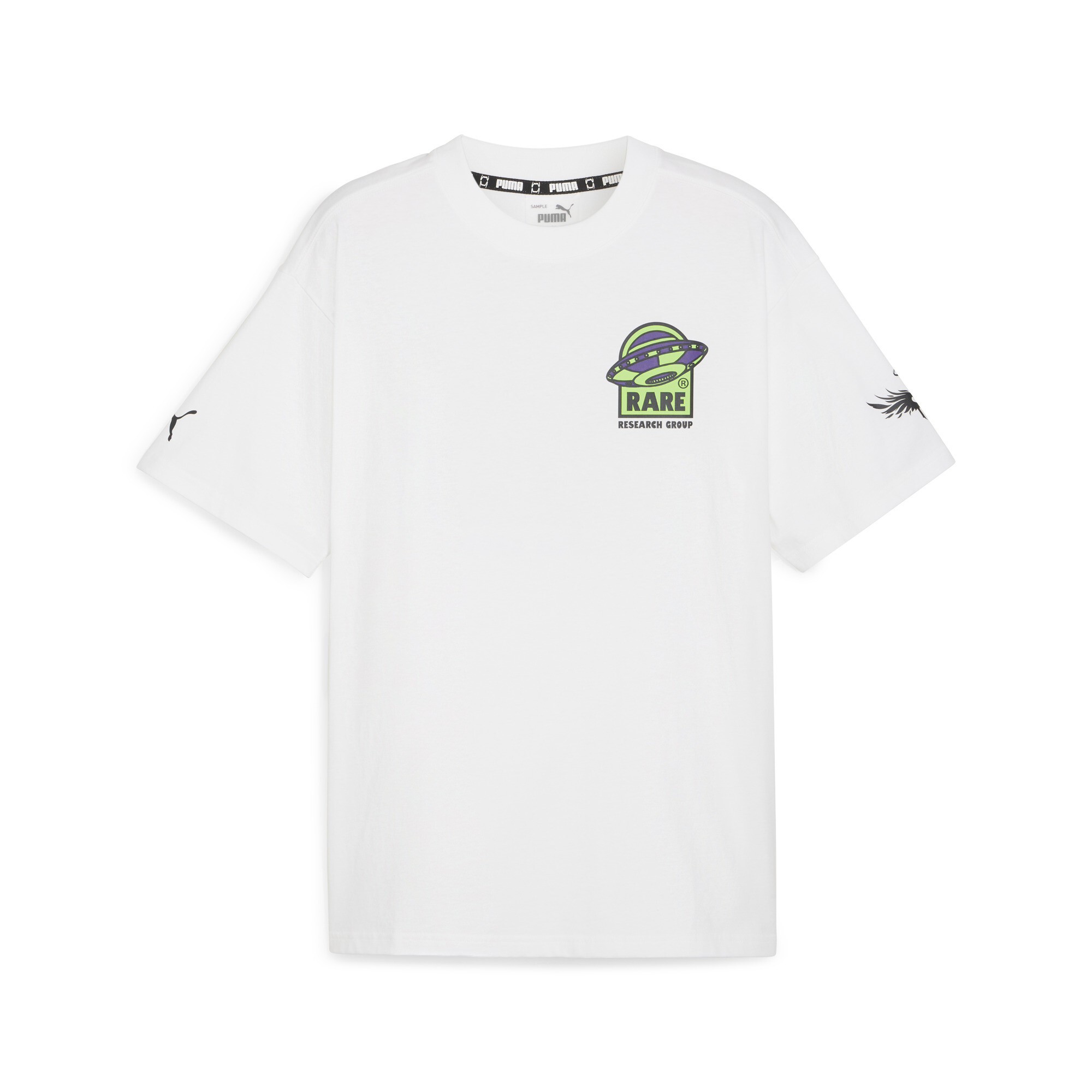 Men's PUMA MELO X TOXIC T-Shirt In White, Size XS