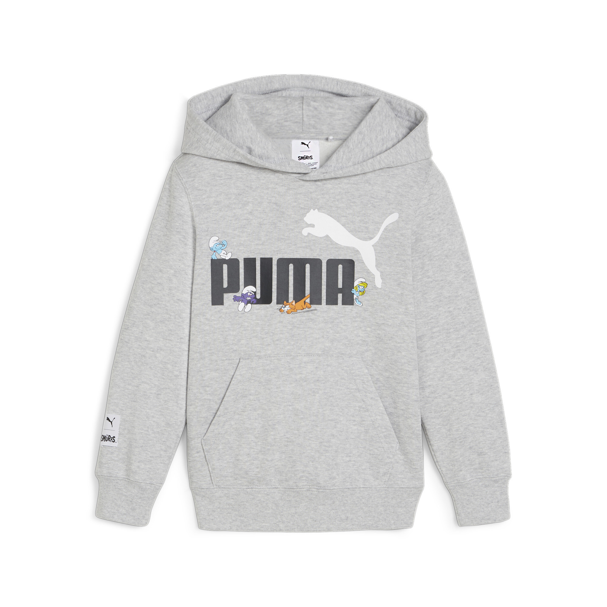 PUMA X THE SMURFS Hoodie In Heather, Size 7-8 Youth