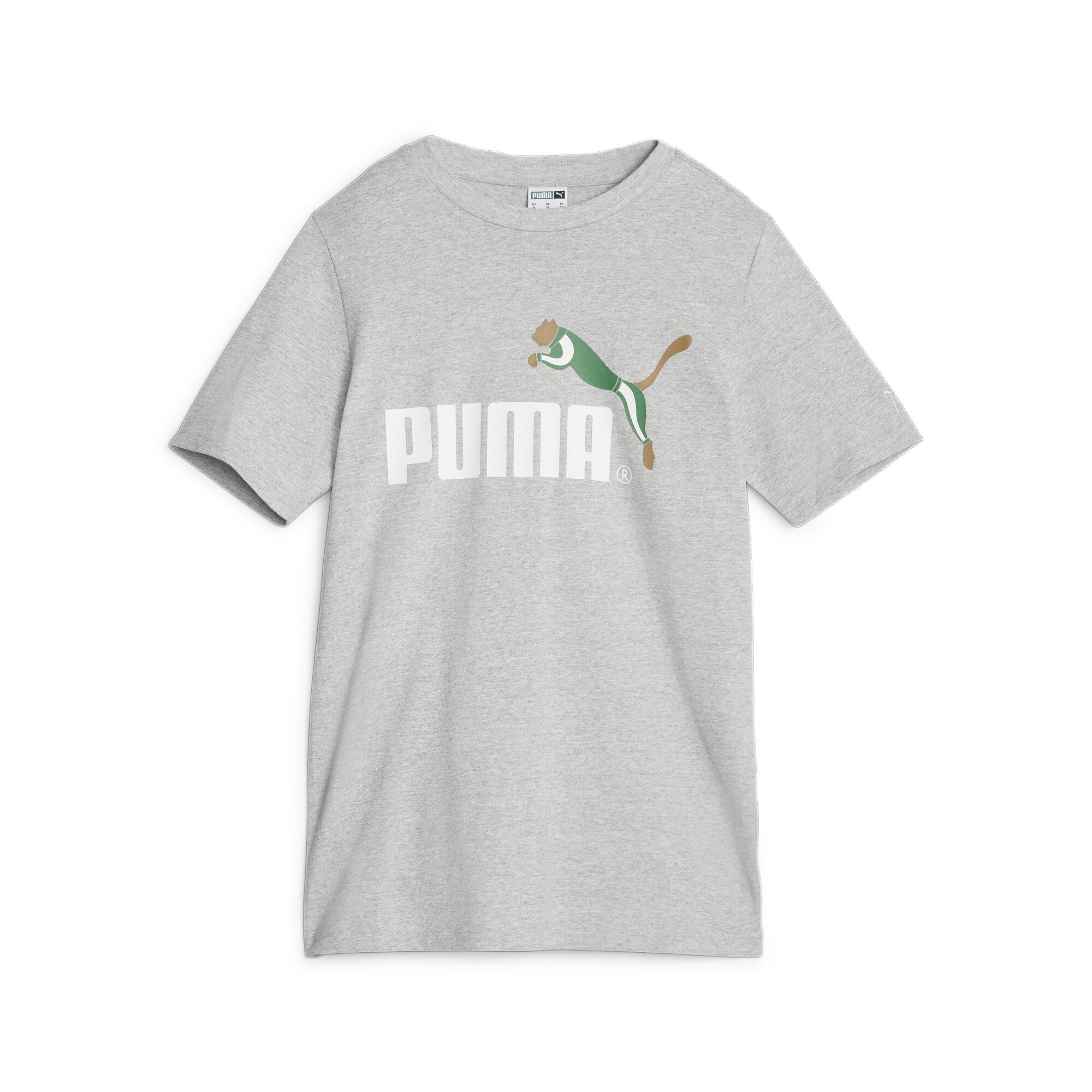 Men's PUMA CLASSICS T-Shirt In Heather, Size 2XL