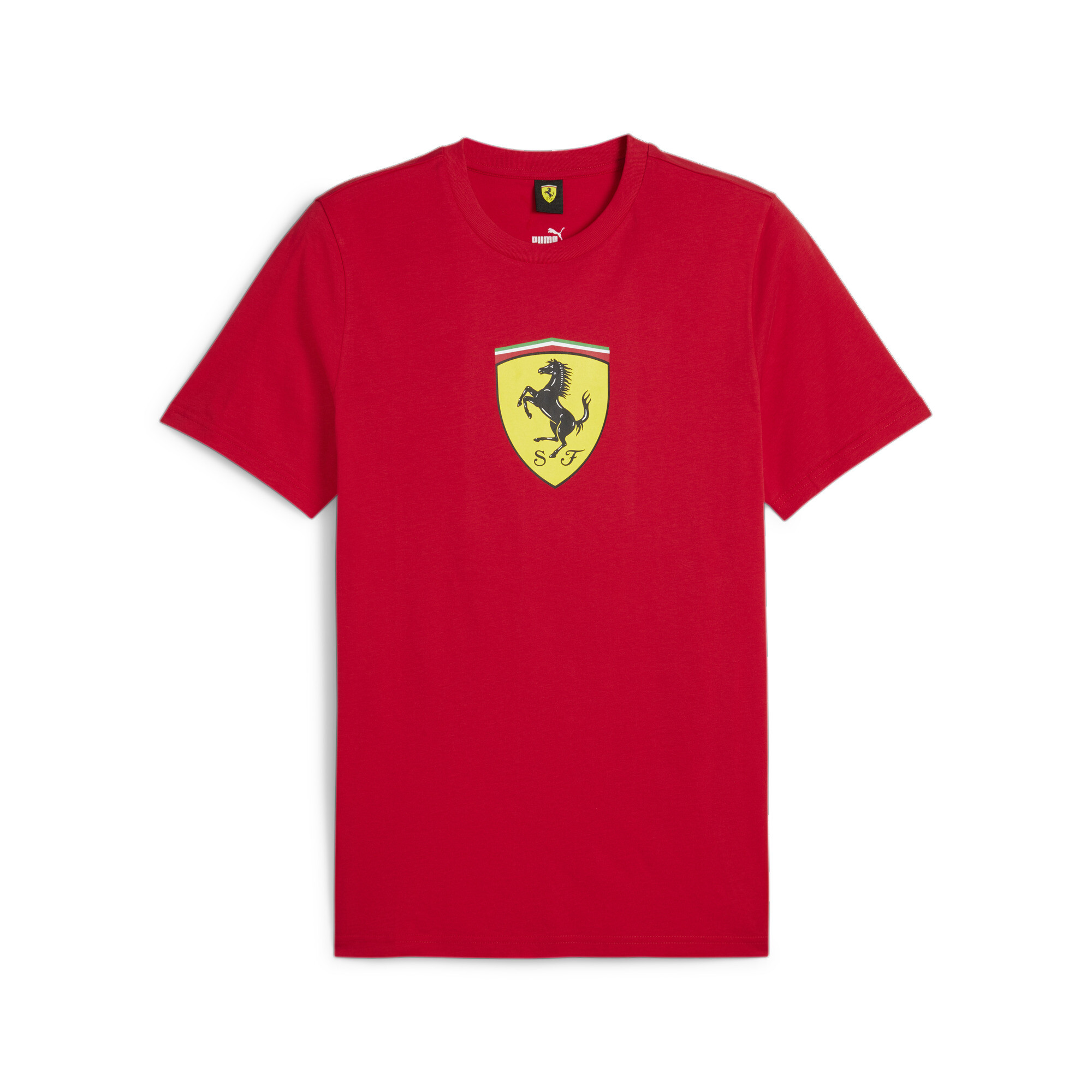 Men's PUMA Scuderia Ferrari Race T-Shirt In Red, Size 2XL