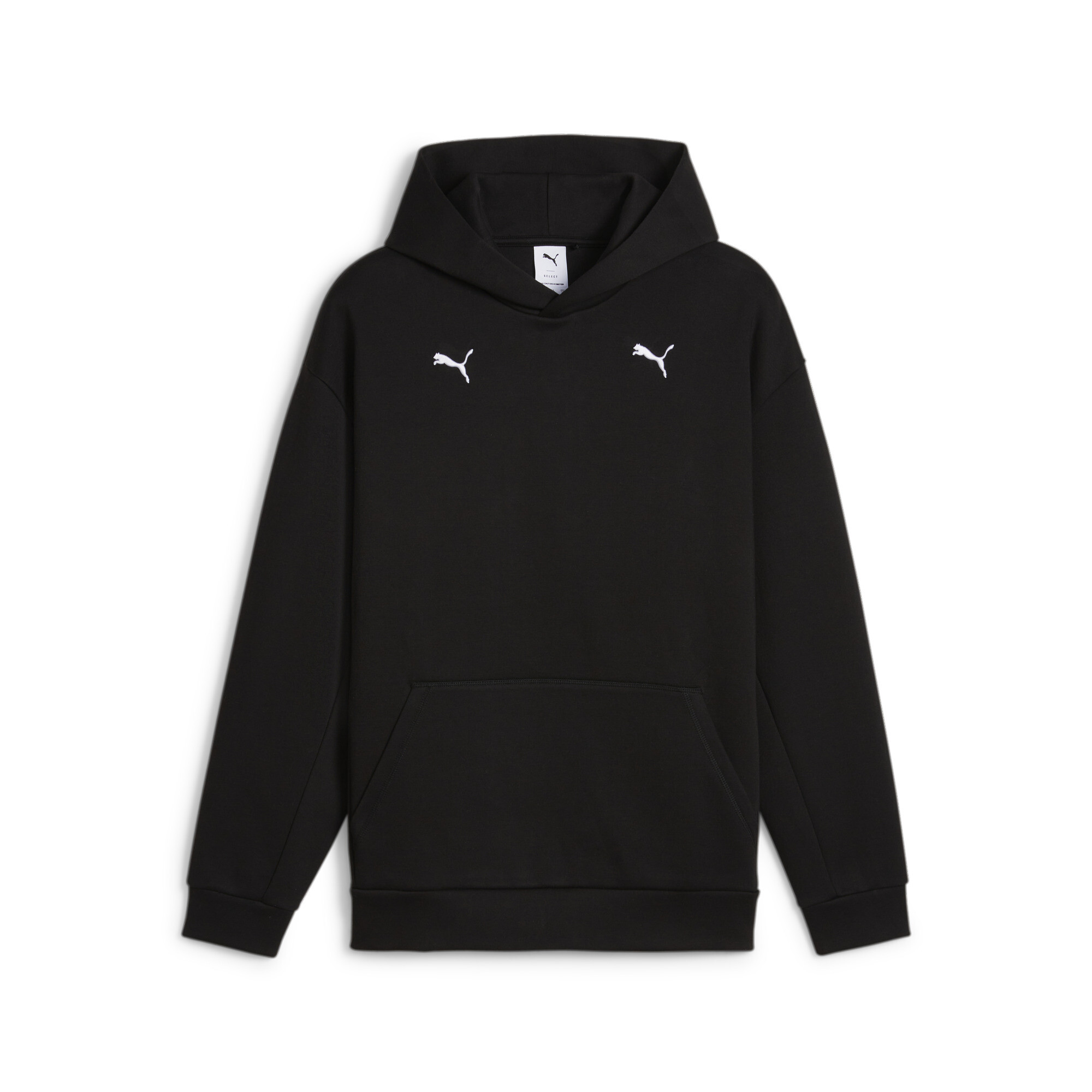 Men's PUMA 372.5 Hoodie In Black, Size Small, Cotton