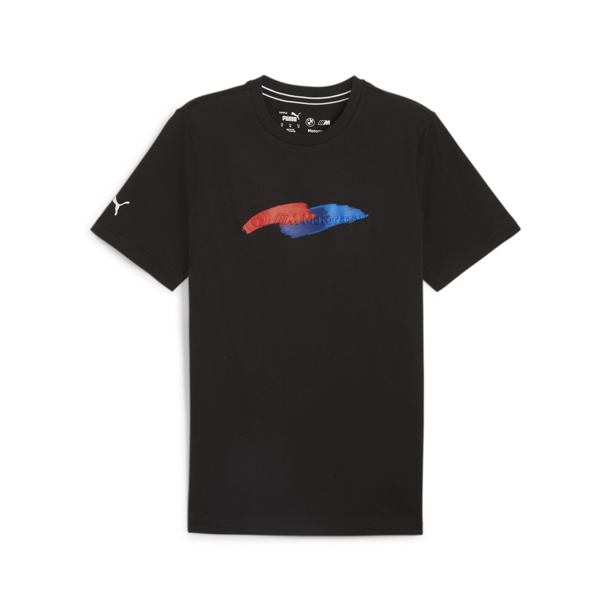 Men's PUMA BMW M Motorsport Statement T-Shirt In Black, Size XS