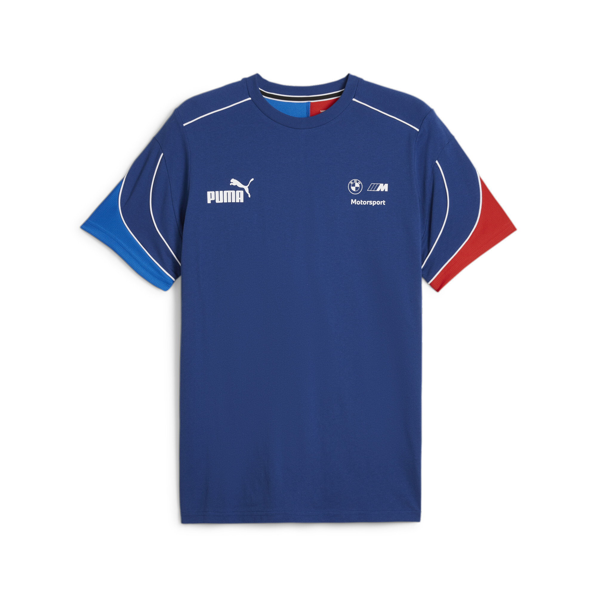Men's PUMA BMW M Motorsport MT7+ T-Shirt In Blue, Size Large