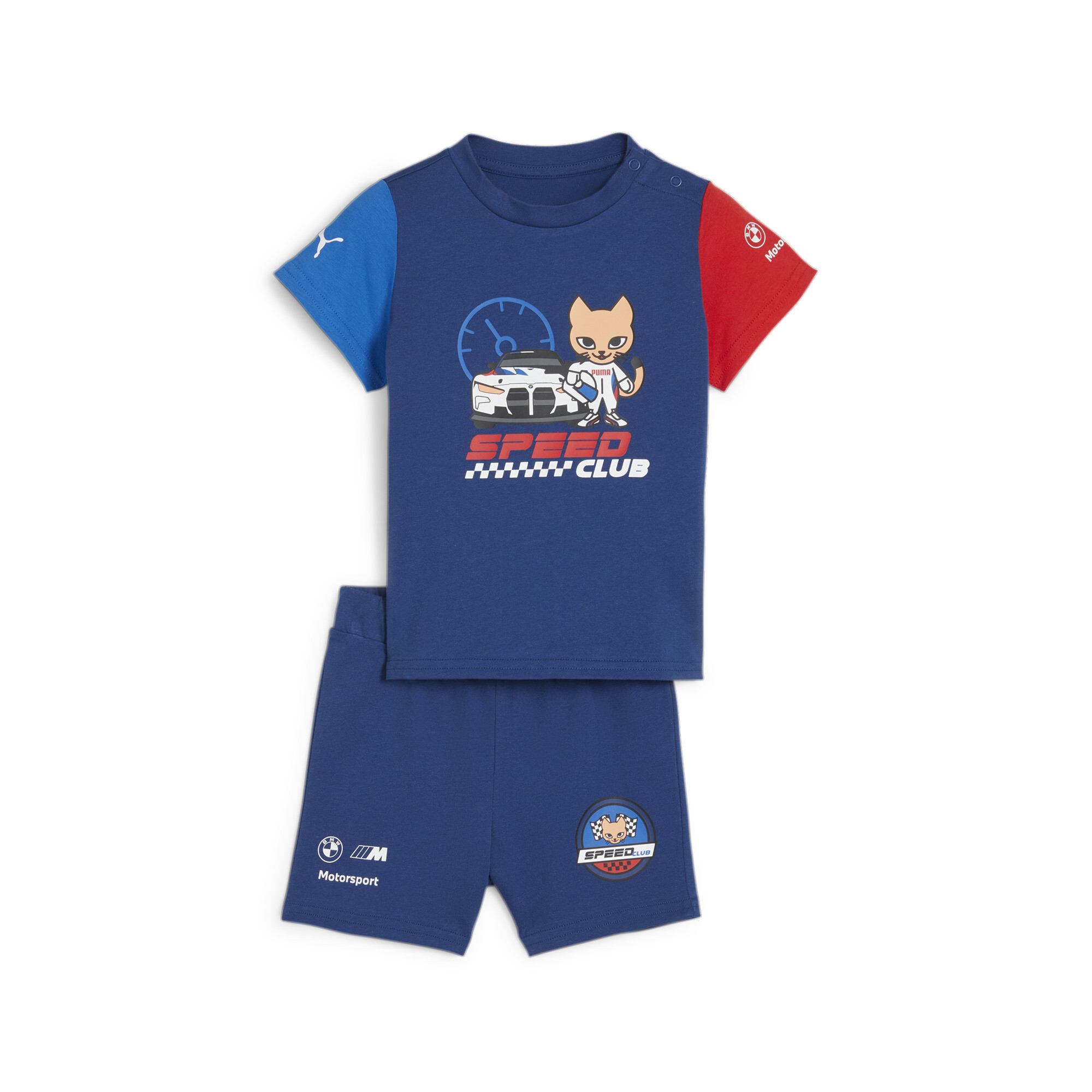 PUMA BMW M Motorsport Toddlers' Set In Blue, Size 1-2 Youth
