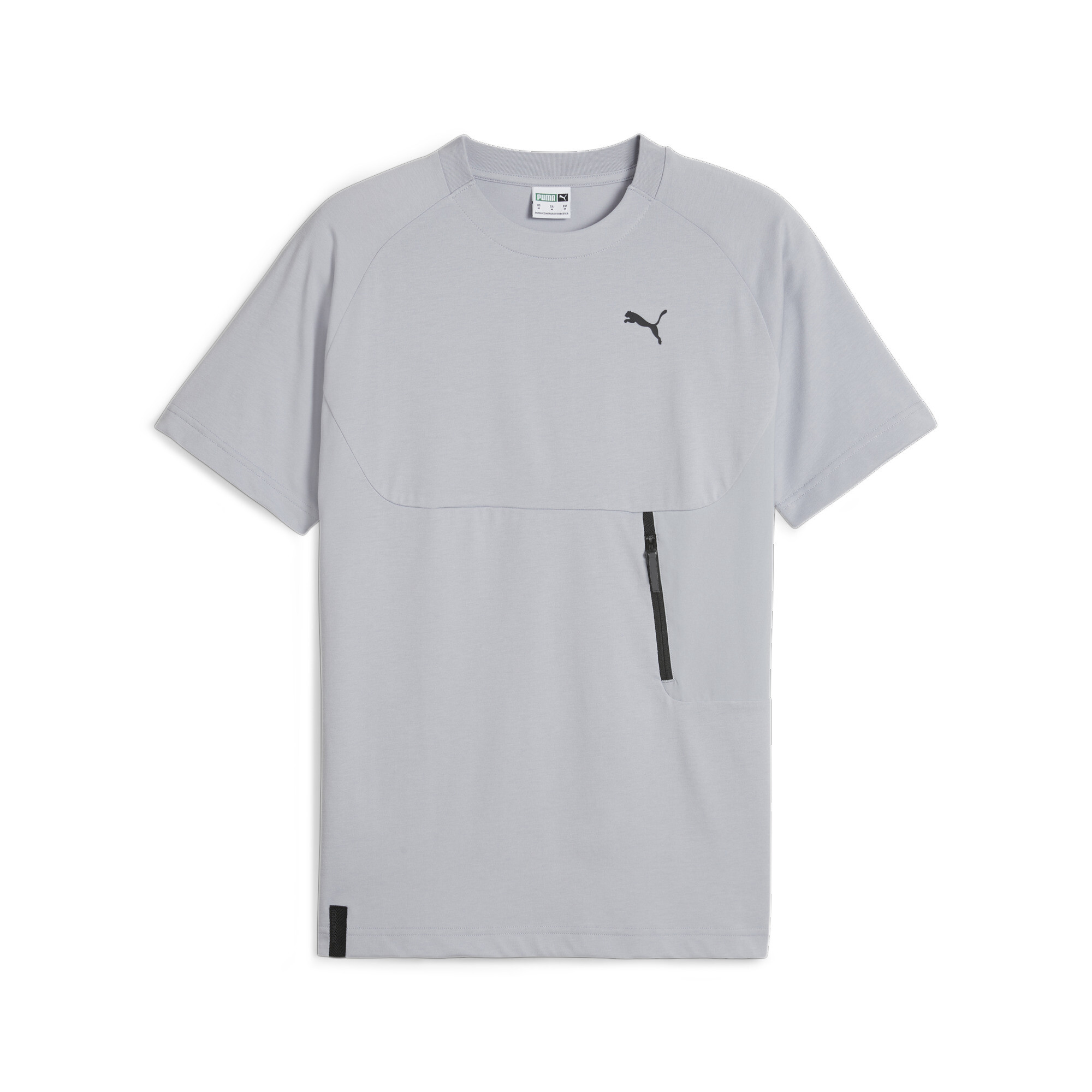 Men's PUMATECH Pocket T-Shirt In Gray, Size XL