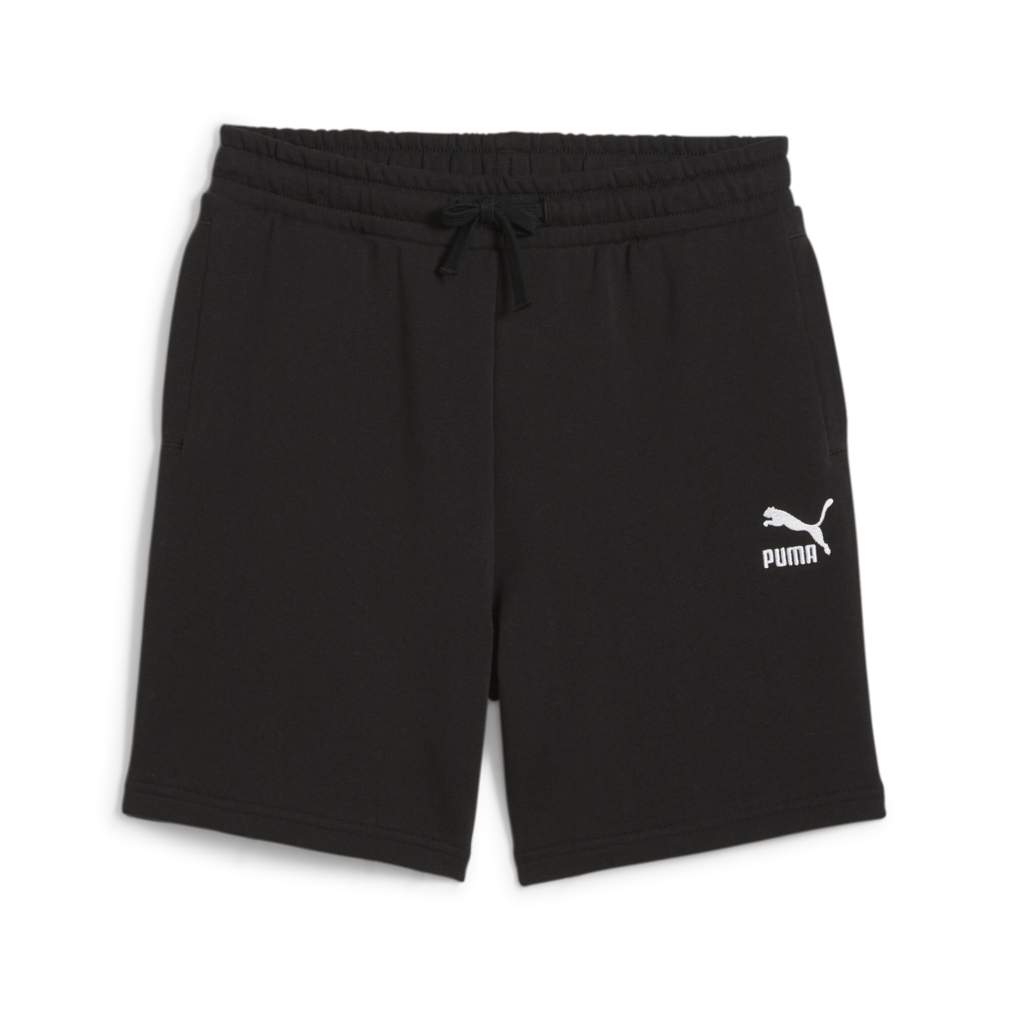 PUMA BETTER CLASSICS Shorts In Black, Size 7-8 Youth, Cotton