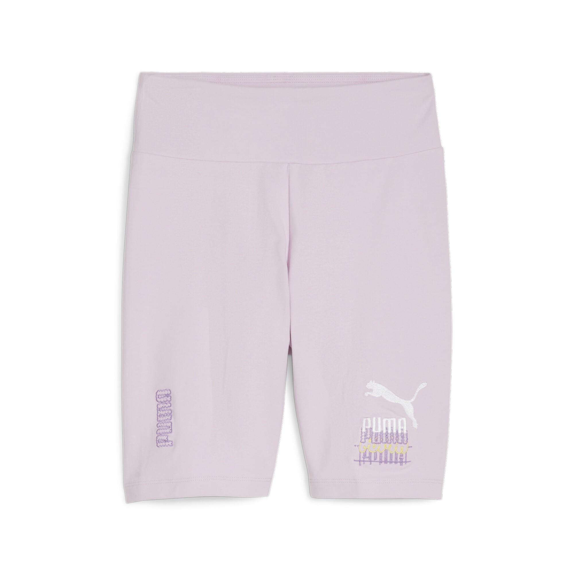 Women's PUMA CLASSICS Tight Shorts In Purple, Size Small