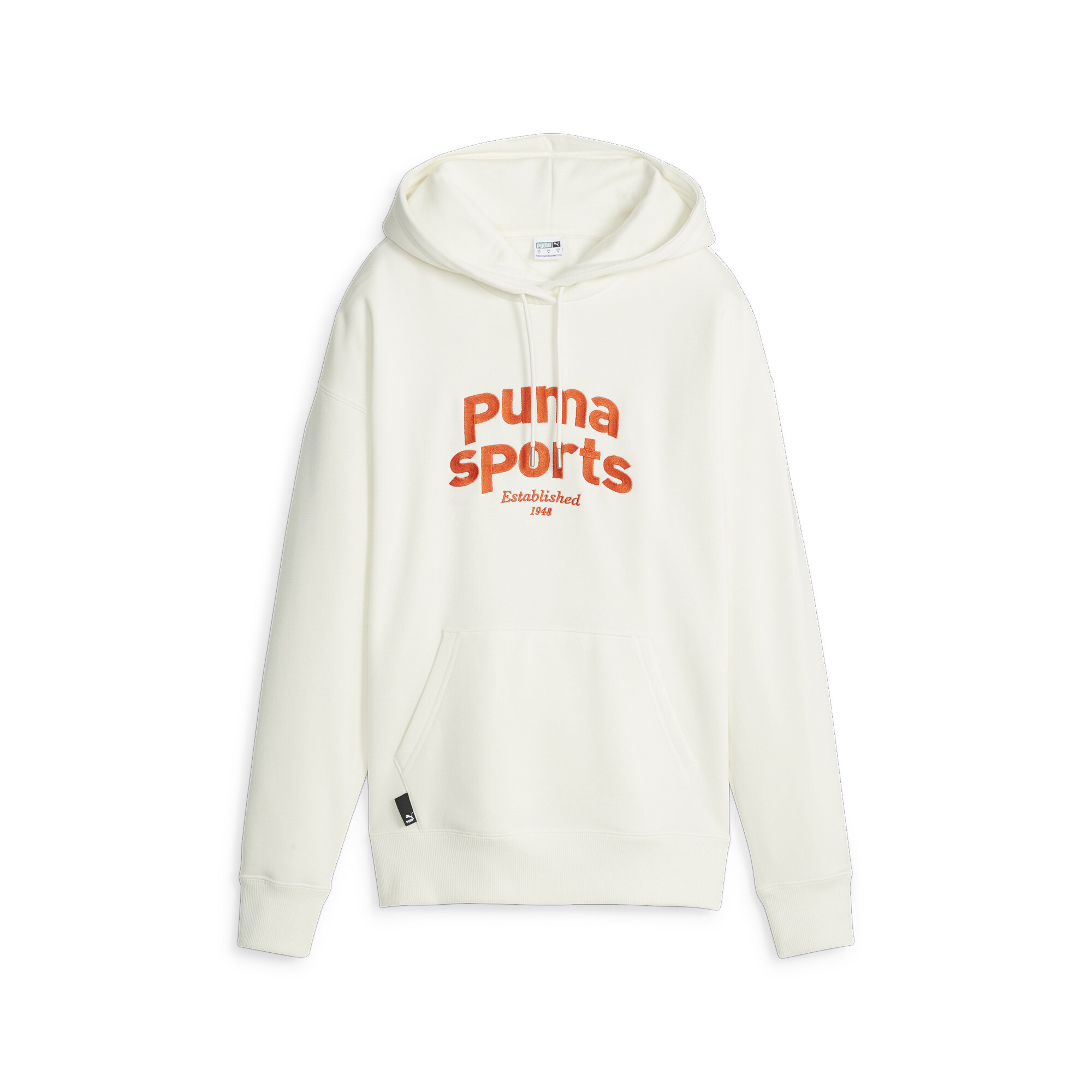 Women's PUMA Team Hoodie In White, Size XS, Cotton