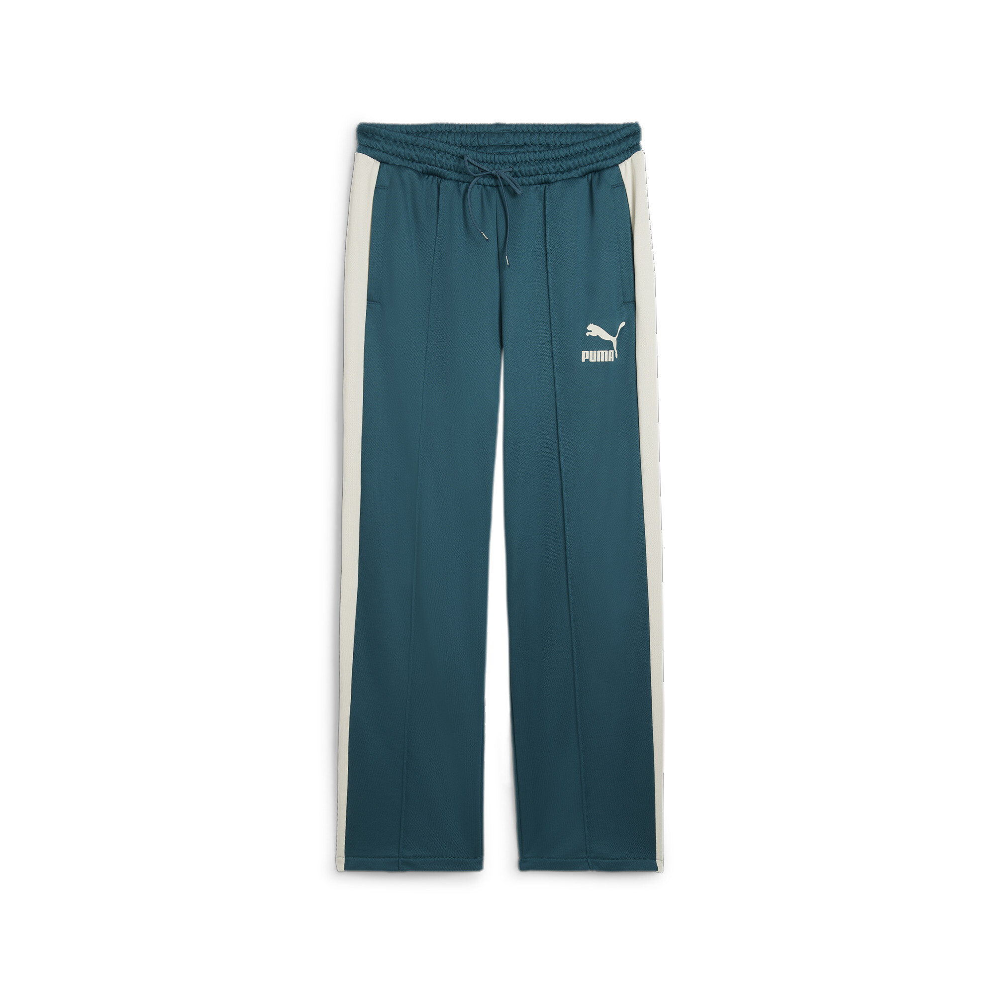 Men's PUMA ICONIC T7 Track Pants In Green, Size XS