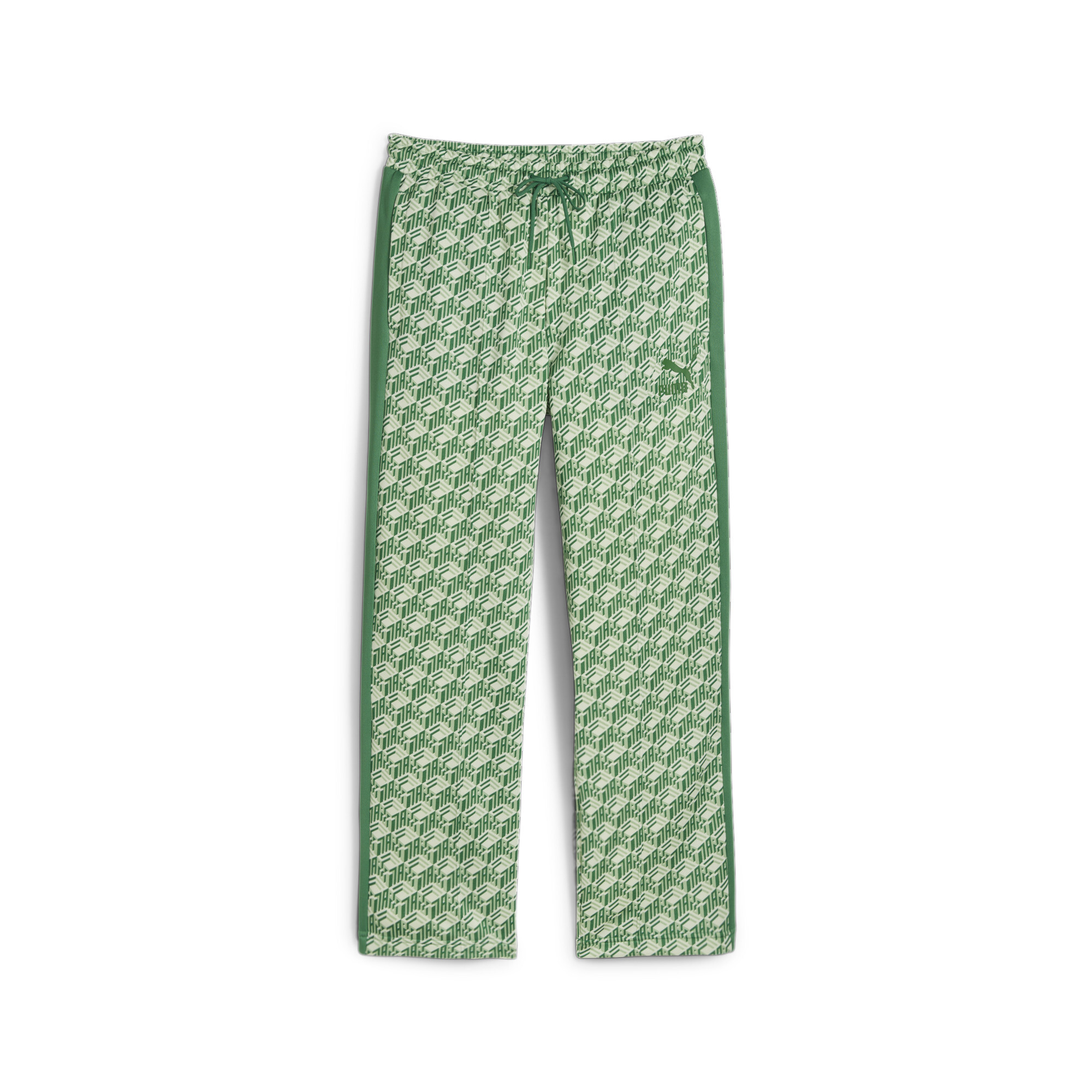Men's PUMA T7 Straight Track Pants In Green, Size Medium