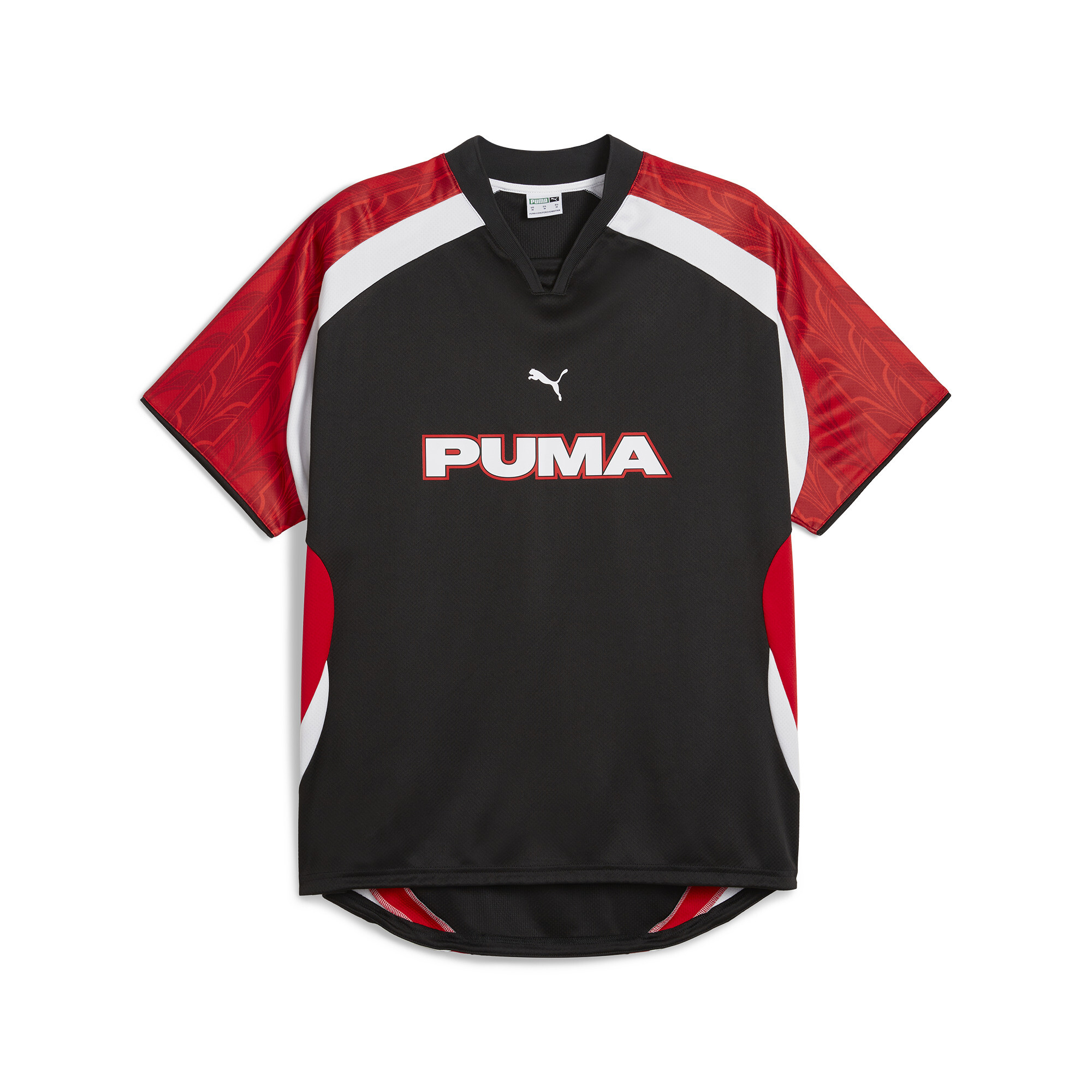 PUMA Football Jersey Unisex In Black, Size Small, Polyester