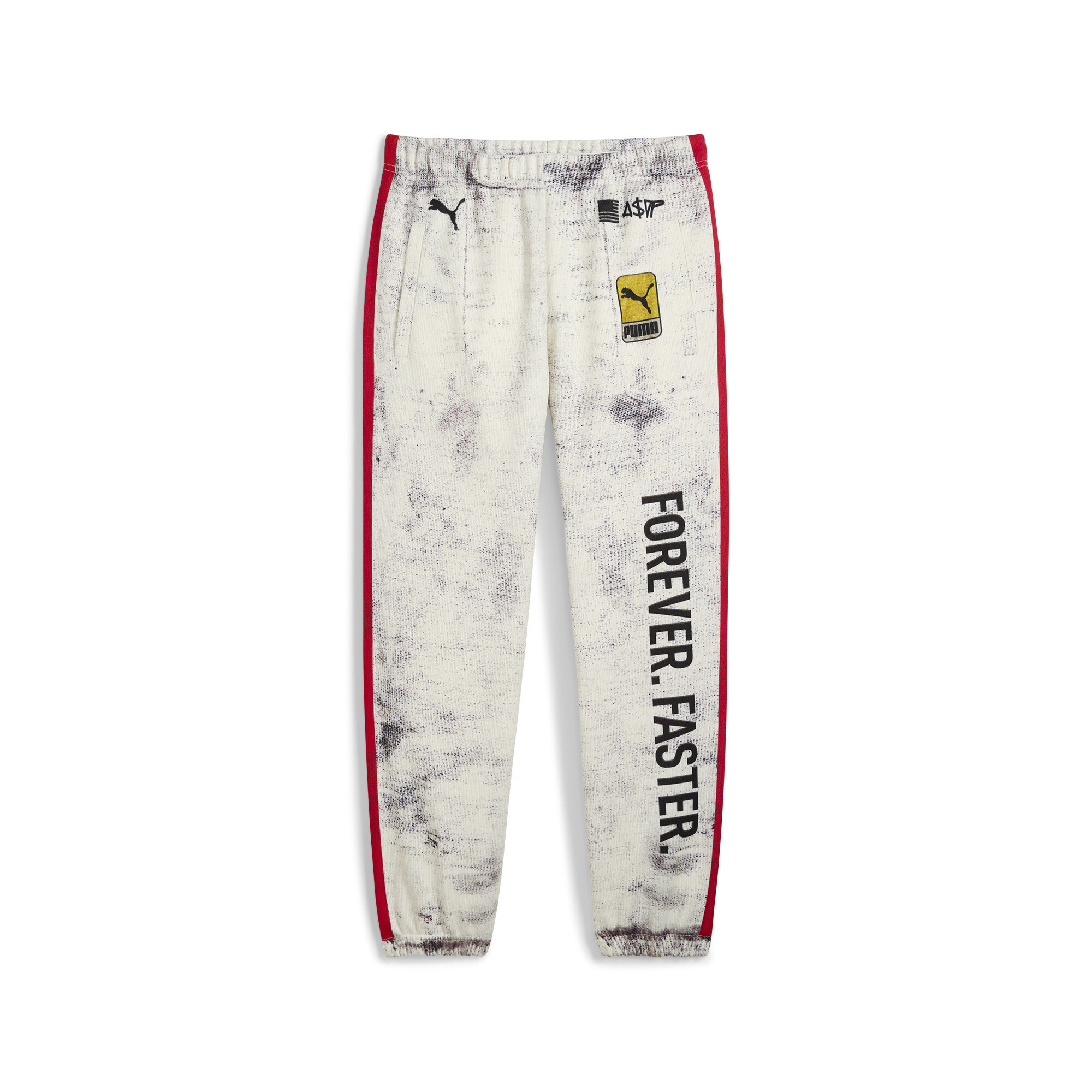 A$AP ROCKY X PUMA Sweat Pants Unisex In White, Size Large, Polyester