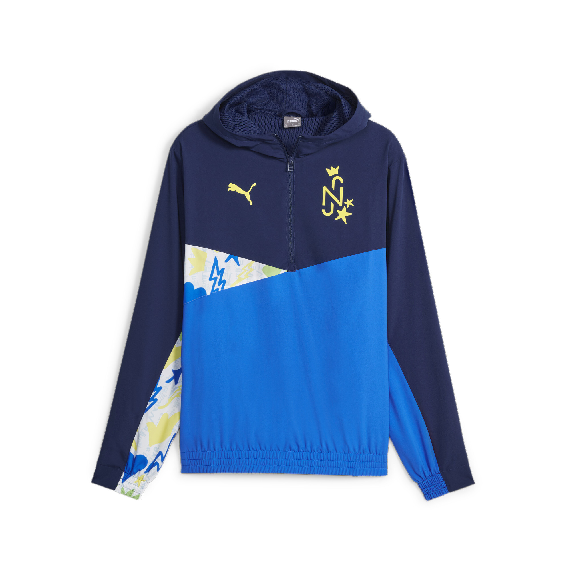 Men's PUMA Neymar Jr Football Jacket In Blue, Size XS