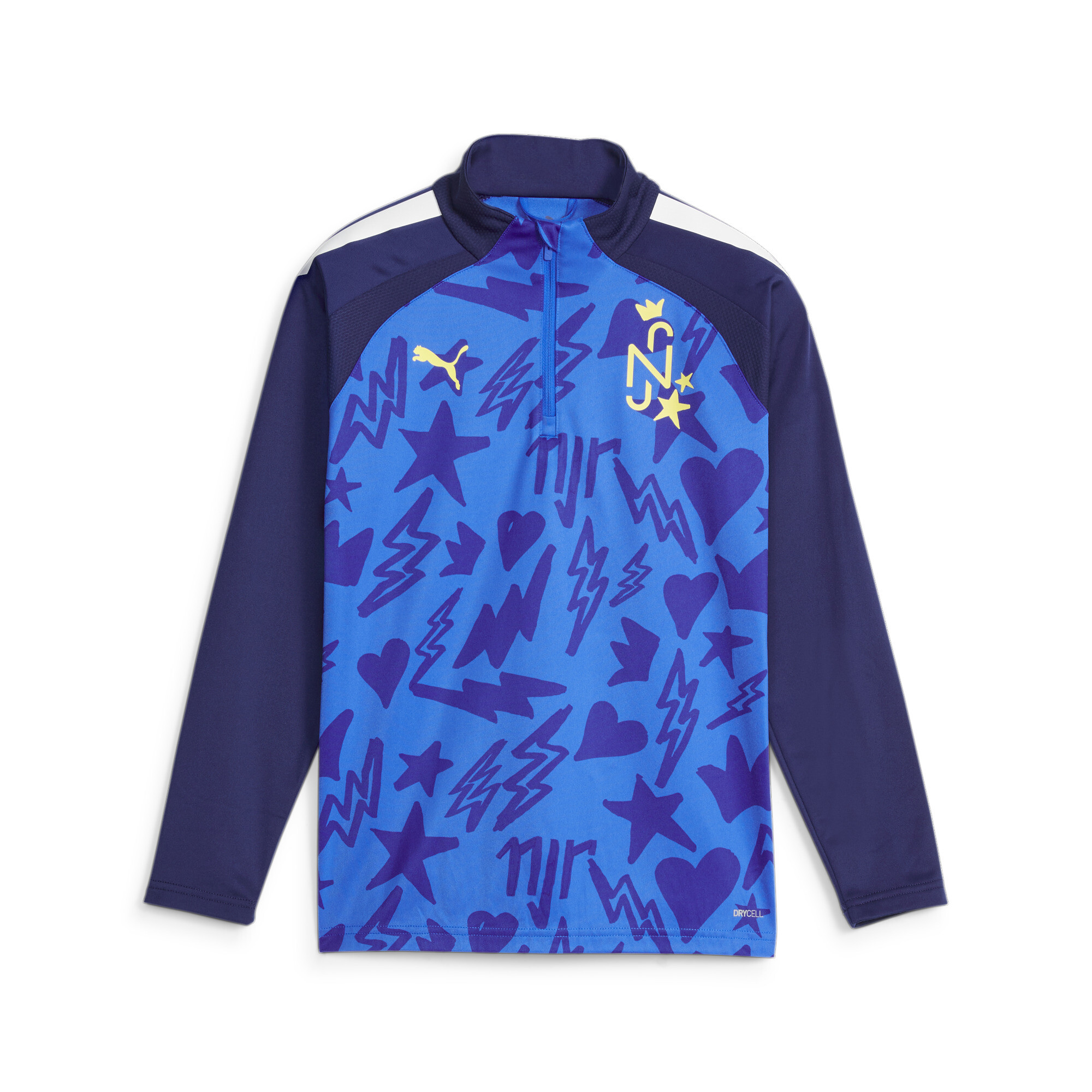 PUMA Neymar Jr Football Track Jacket In Blue, Size 11-12 Youth