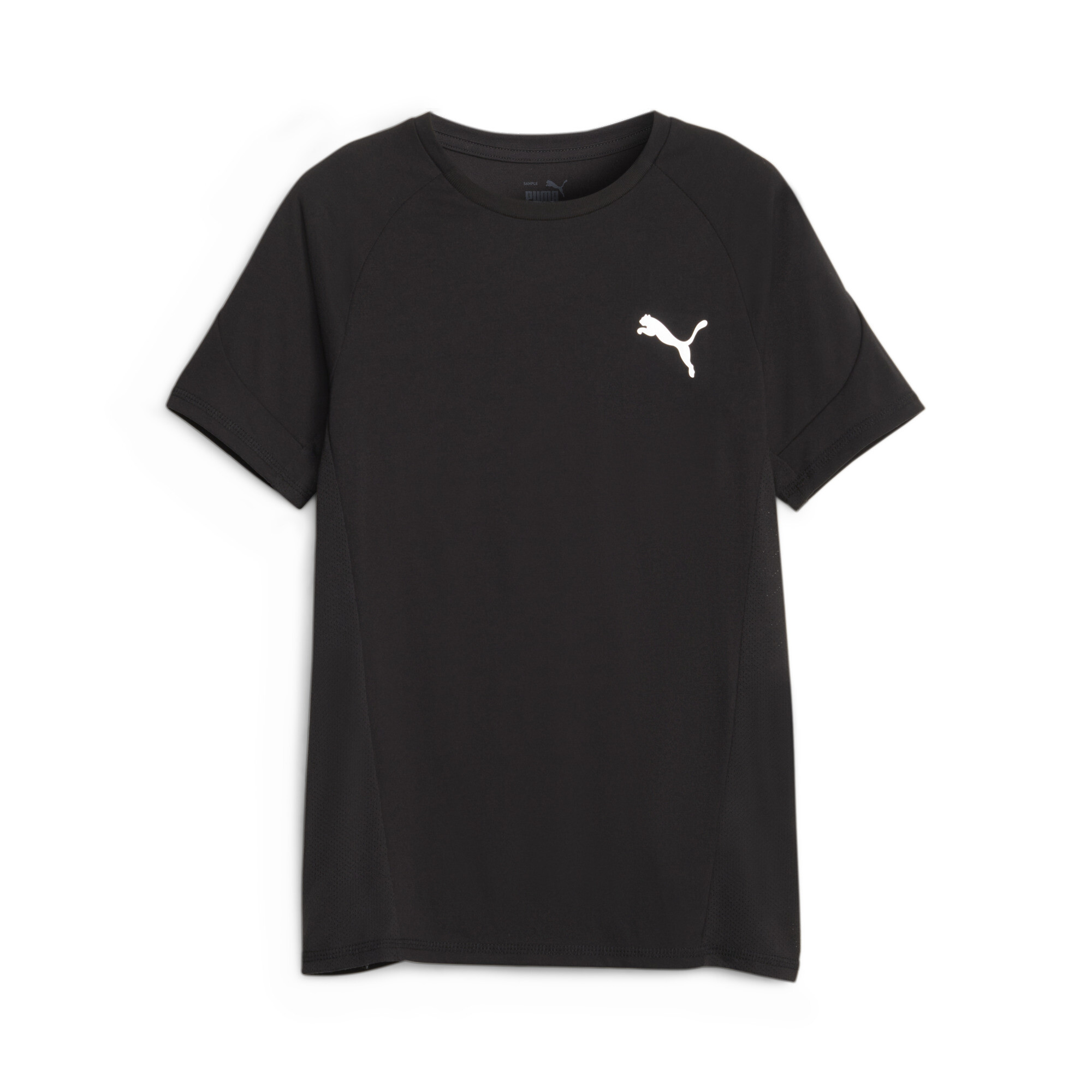PUMA Evostripe T-Shirt In Black, Size 9-10 Youth