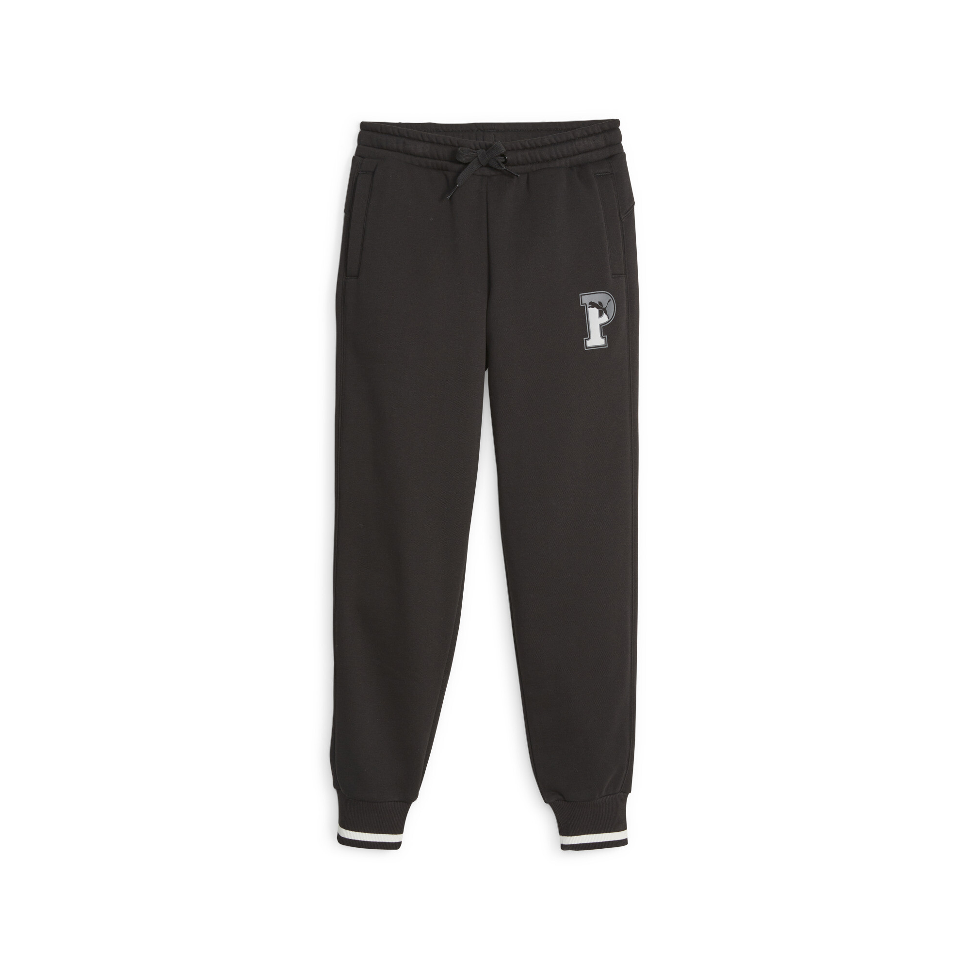 PUMA SQUAD Fleece Sweatpants In Black, Size 15-16 Youth