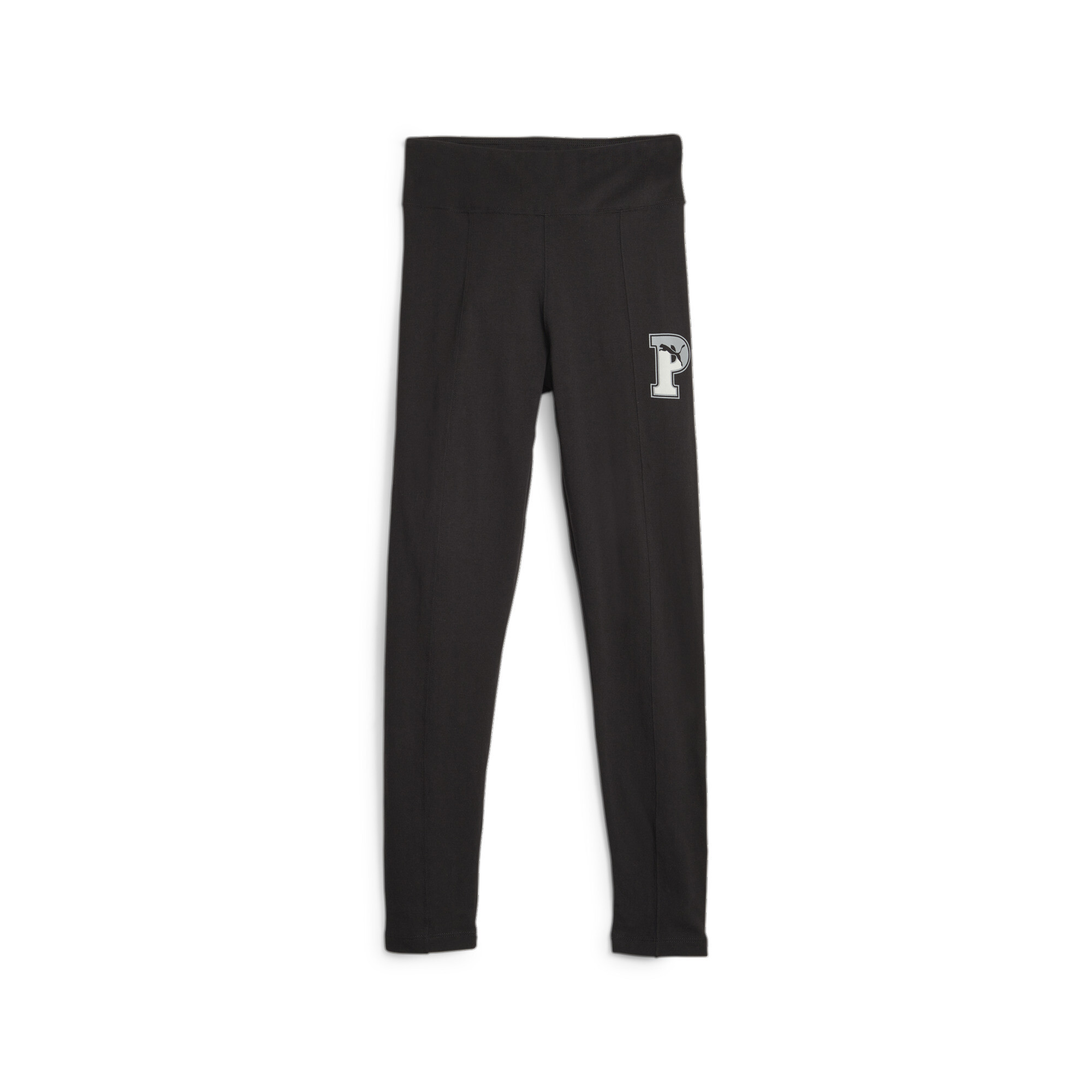 PUMA SQUAD High-Waist Leggings In Black, Size 11-12 Youth