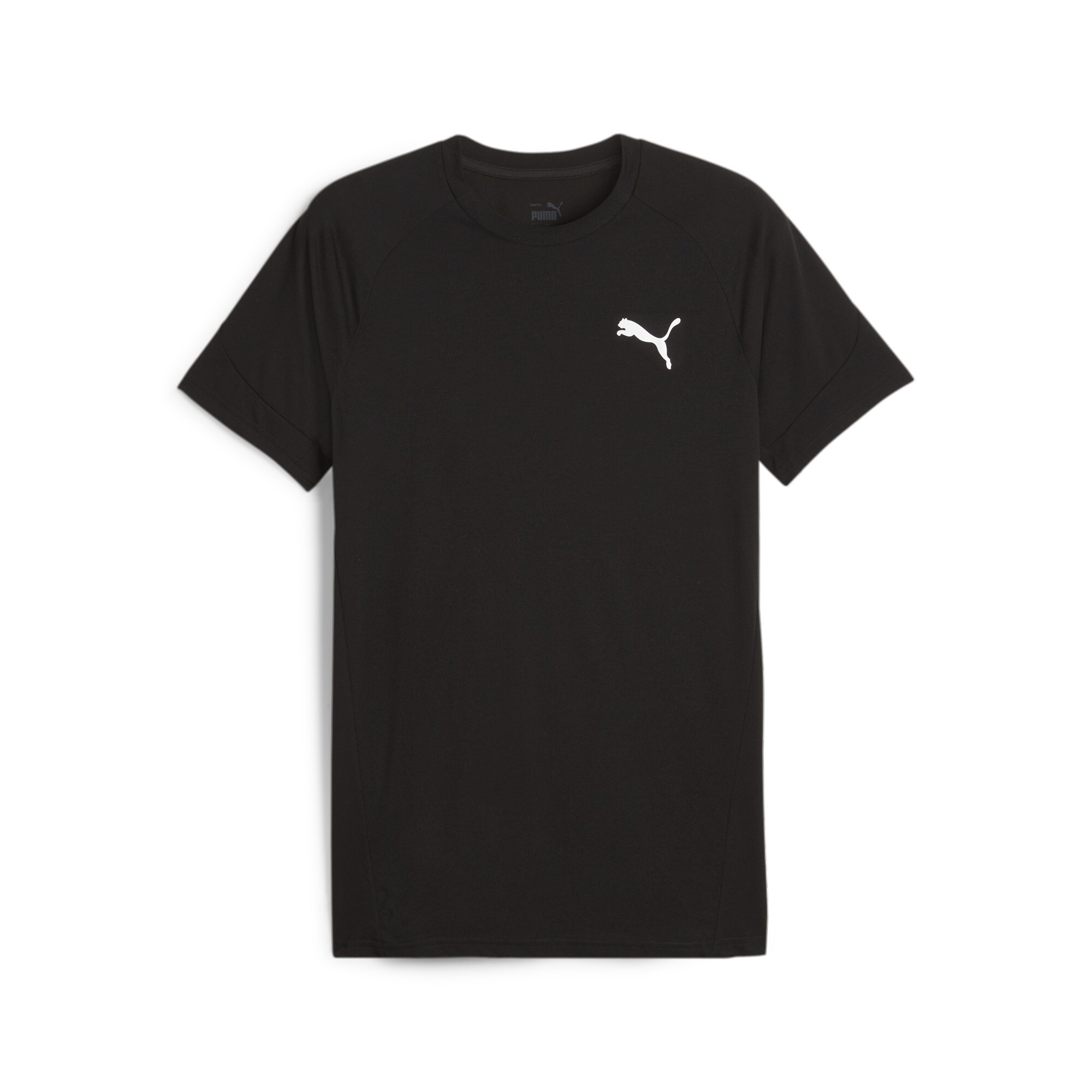 Men's PUMA EVOSTRIPE T-Shirt In Black, Size Small