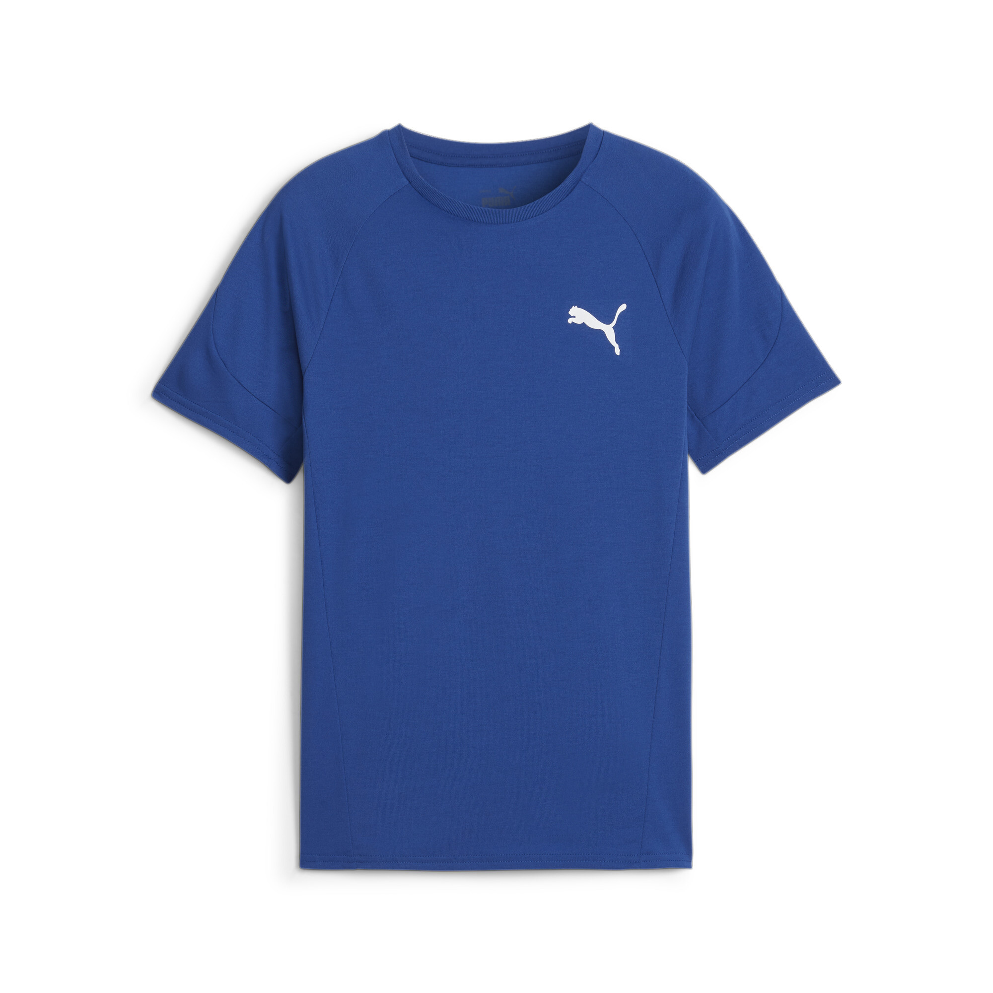 PUMA EVOSTRIPE T-Shirt In Blue, Size 9-10 Youth