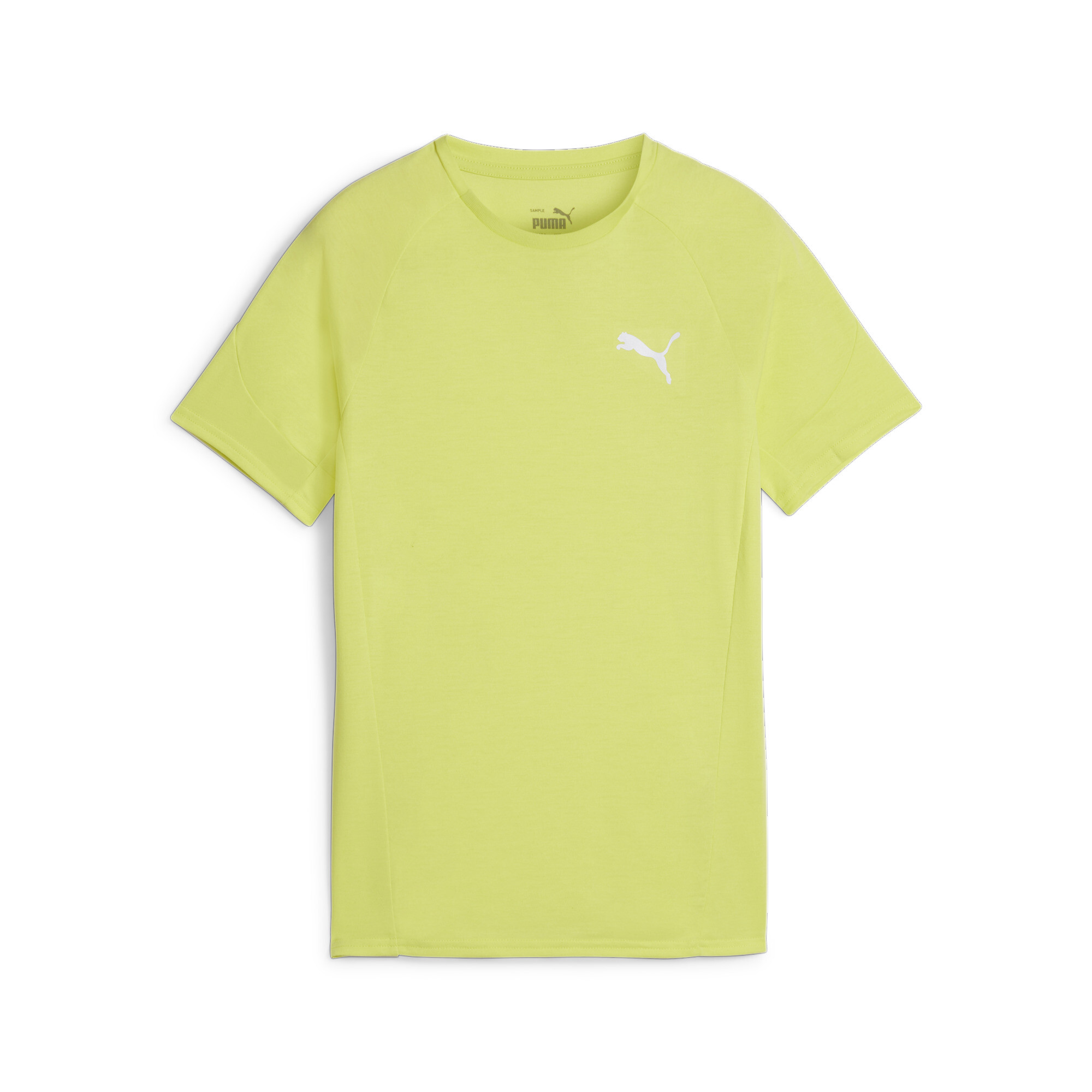 PUMA EVOSTRIPE T-Shirt In Green, Size 15-16 Youth