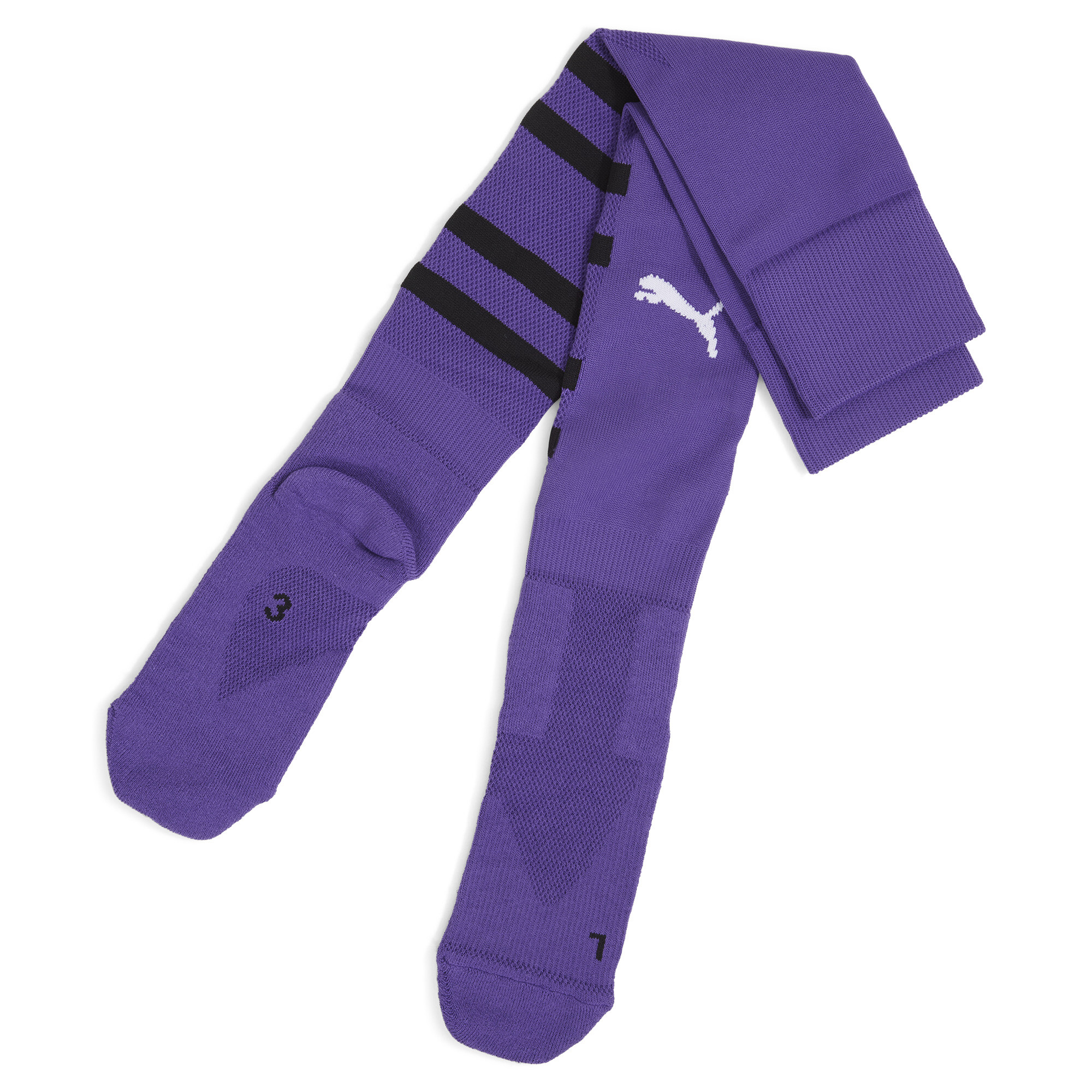 Men's PUMA Al Hilal Saudi F.C. Graphic Socks Men In Purple, Size 39-42, Cotton