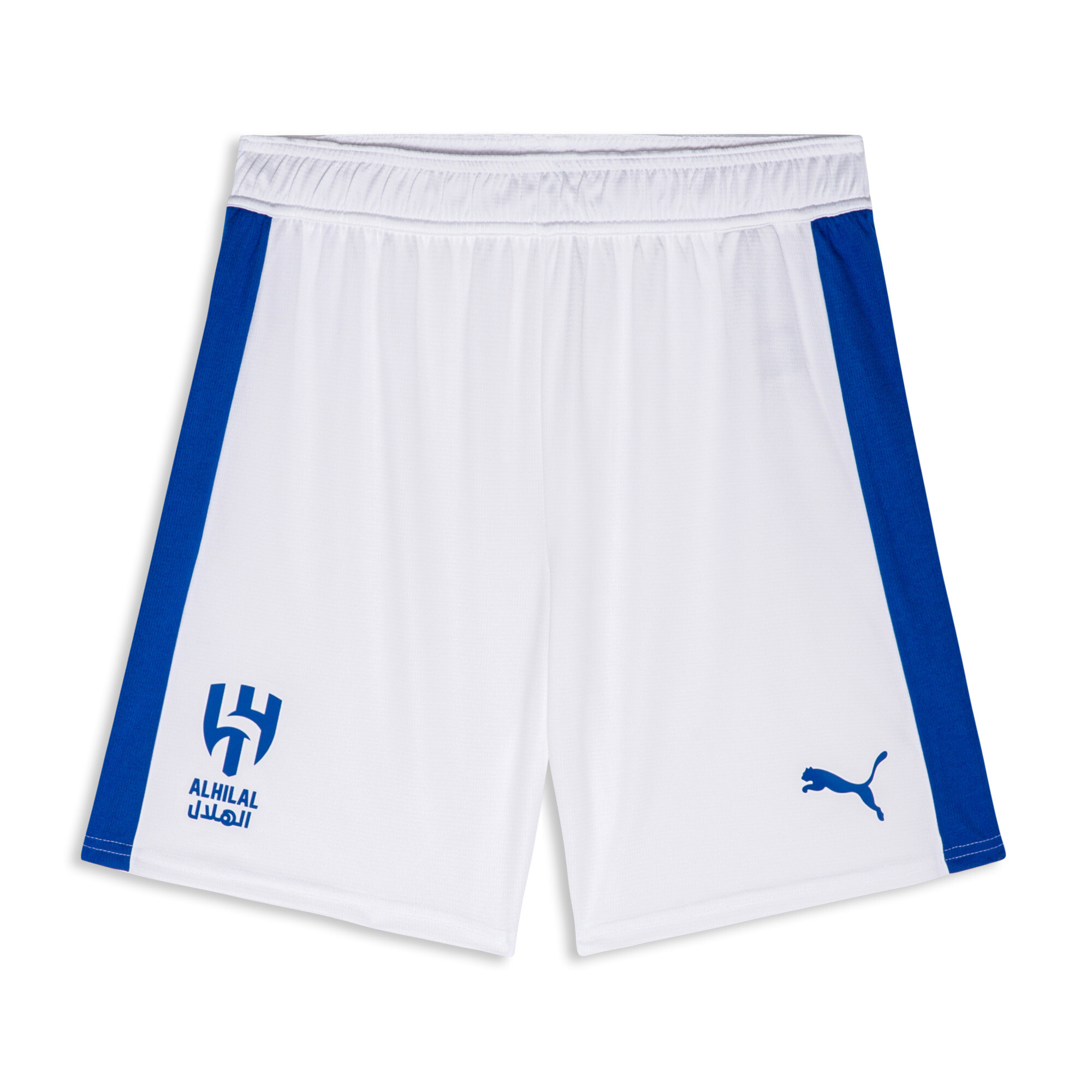 Men's PUMA Al Hilal Saudi F.C. Anniversary Shorts Men In White, Size 3XL, Polyester