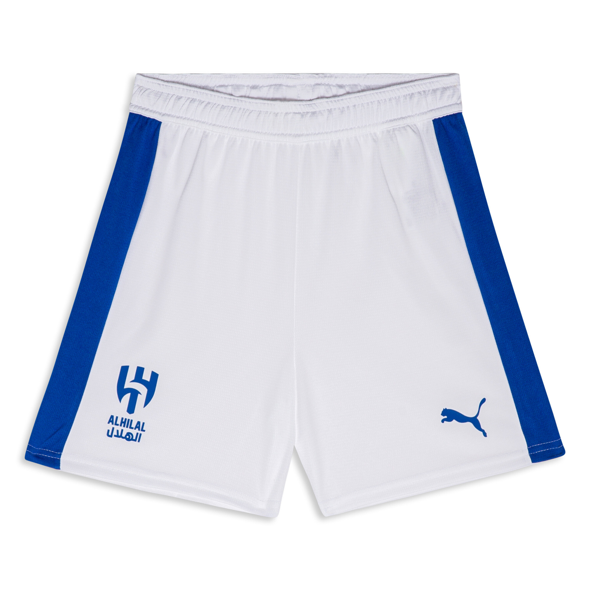 PUMA Al Hilal Saudi F.C. Anniversary Shorts In White, Size 11-12 Youth, Polyester