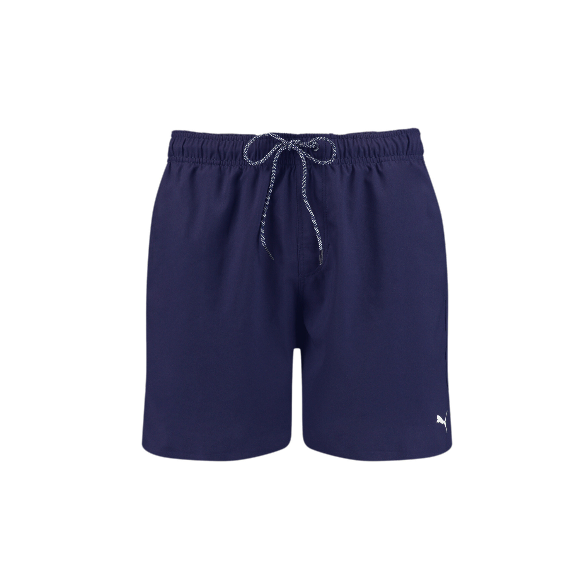 Men's PUMA Swim Mid-Length Swimming Shorts In Blue, Size Large