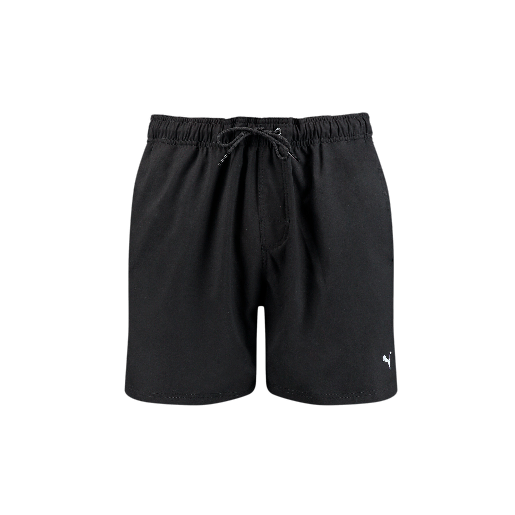 Men's PUMA Swim Mid-Length Swimming Shorts In 10 - Black, Size Large